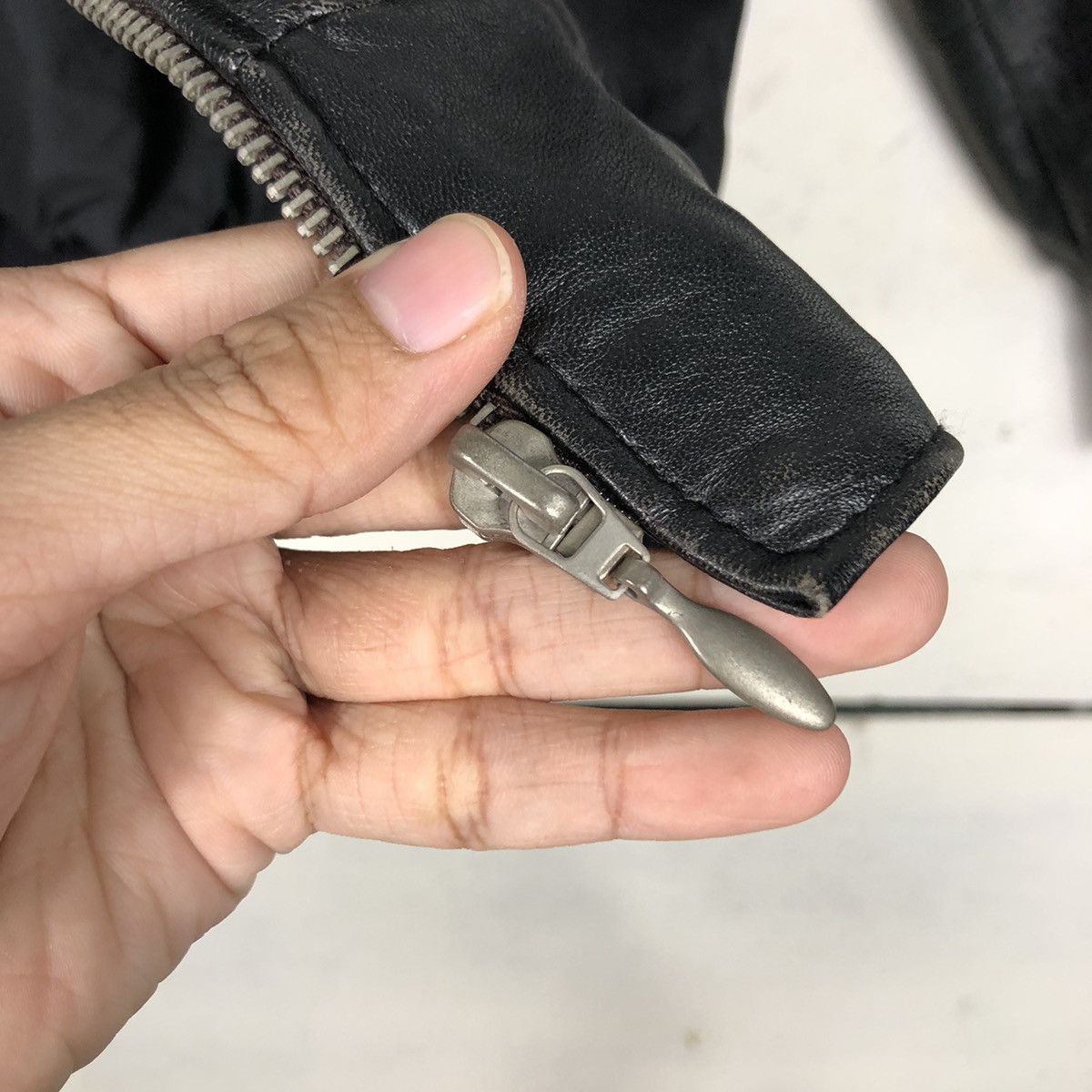Japanese Brand 📌Vintage Genuine Leather Jacket Unknown Brand Issey Miyake Size US M / EU 48-50 / 2 - 17 Thumbnail