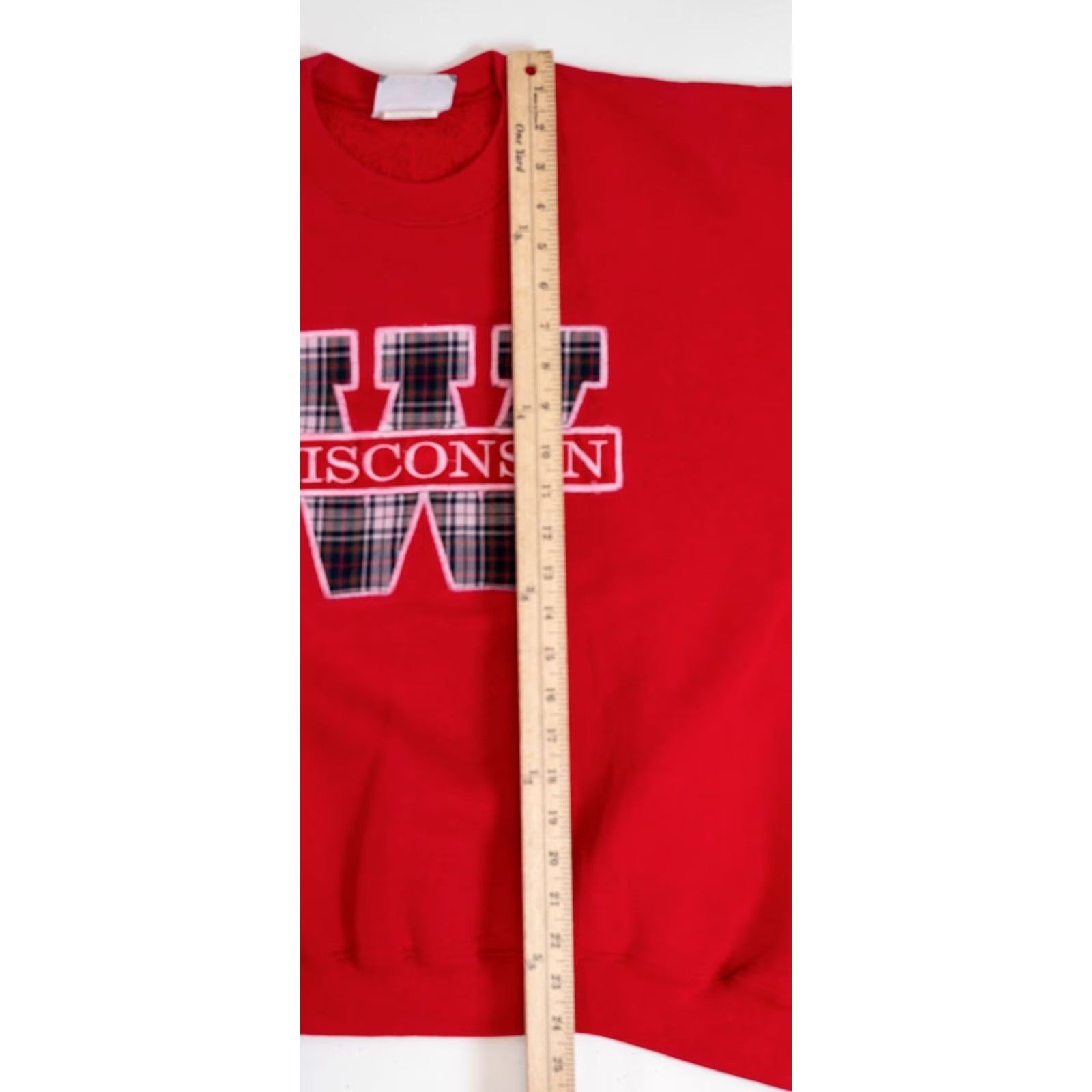 NCAA VINTAGE University of Wisconsin Badgers Sweatshirt Women XL Red Lee Sport Shirt Womens LG? Size XL / US 12-14 / IT 48-50 - 7 Thumbnail