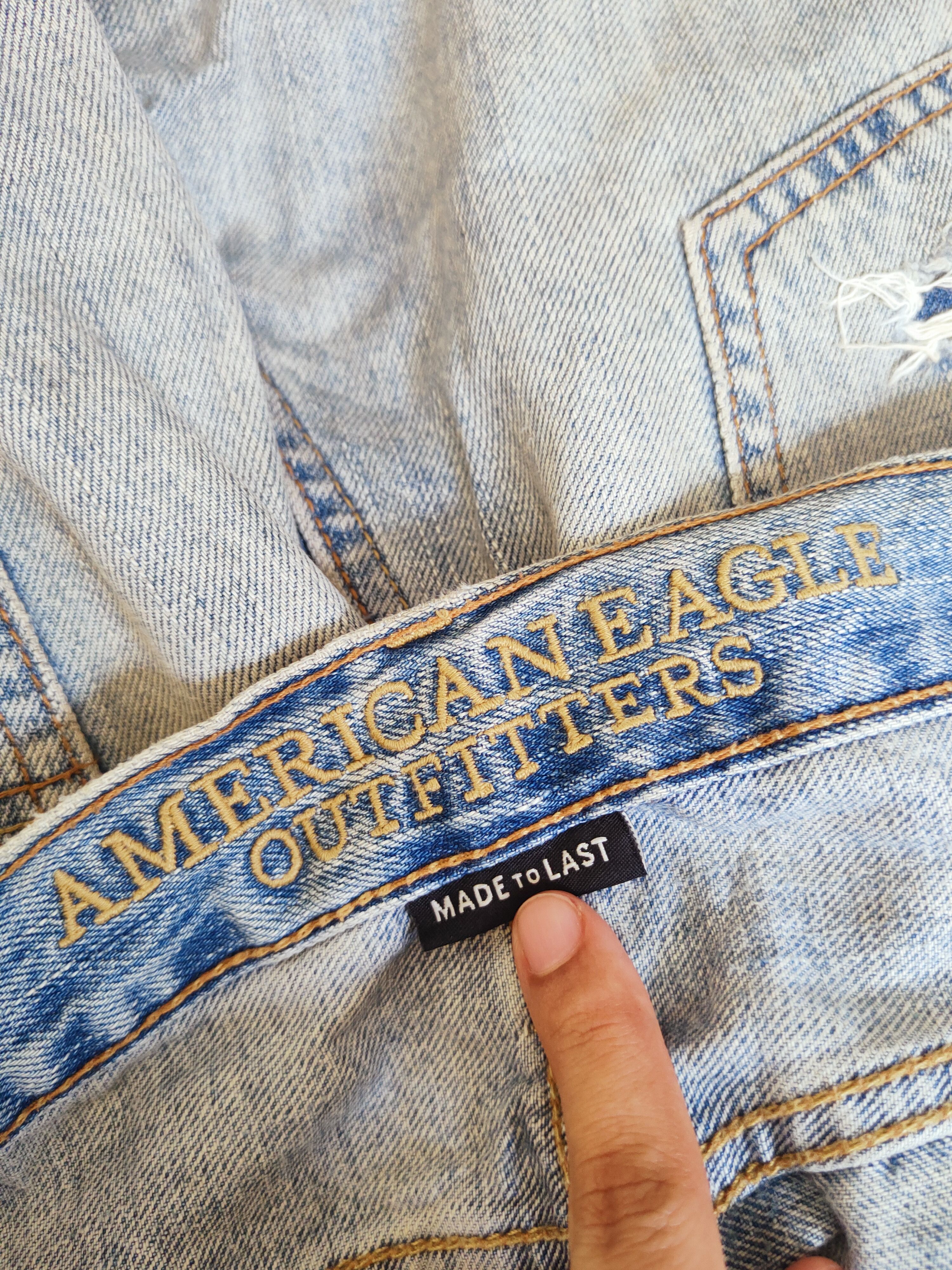 Japanese Brand American Eagle Outfitters Distressed Ripped Jeans #S2768 Size US 30 / EU 46 - 13 Thumbnail