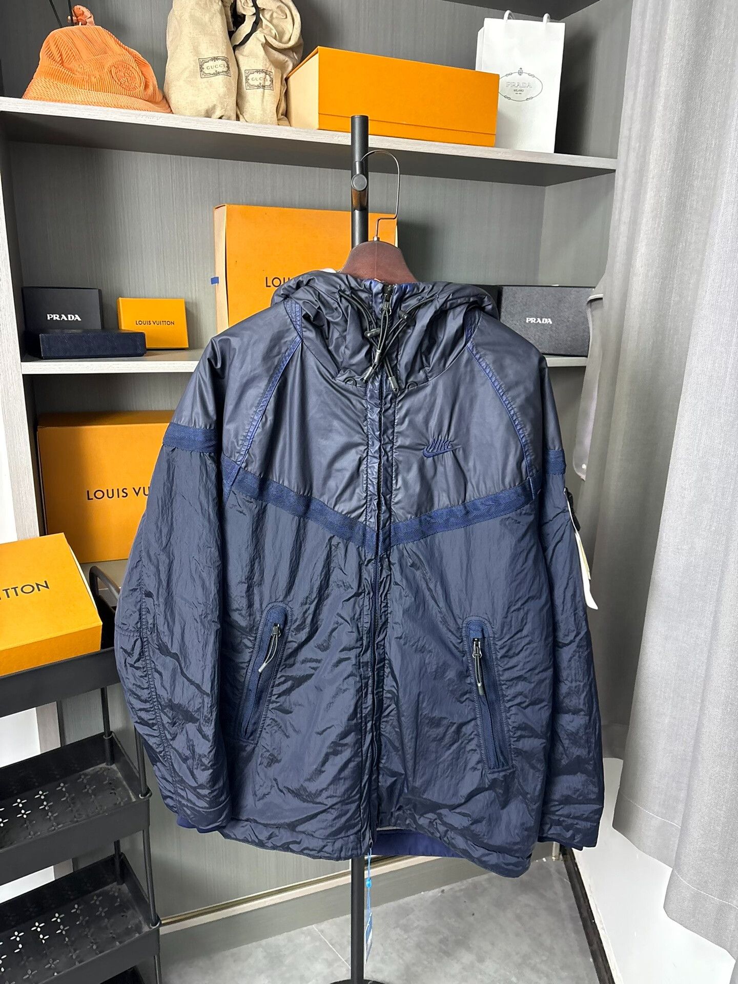 Stone Island Stone Island Collab Cotton Blue Hoodie S Men Size US S / EU 44-46 / 1 - 1 Thumbnail