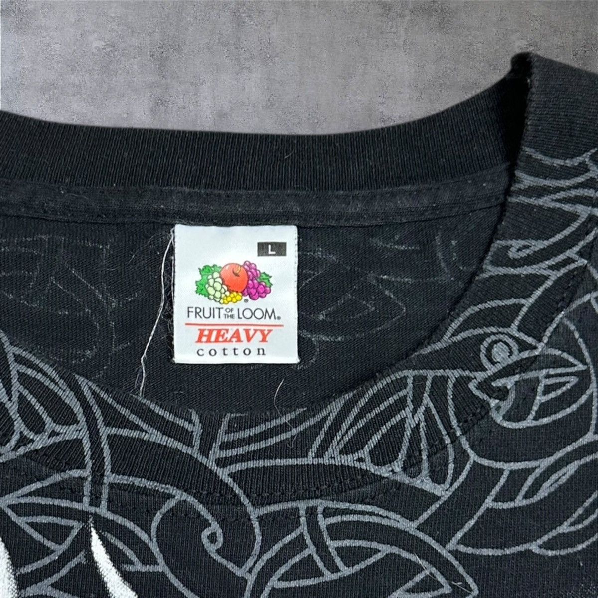 Fruit Of The Loom × Vintage Vintage Graphic Dragon Fantasy Gothic Print Barbarian Battle Size US L / EU 52-54 / 3 - 5 Thumbnail