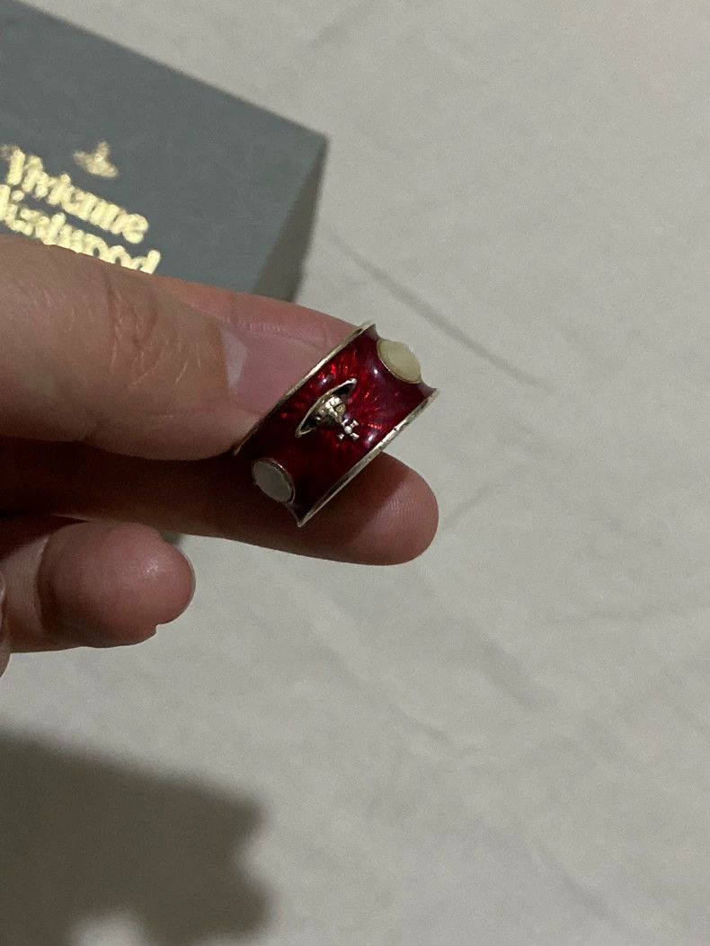 Vivienne Westwood Vivienne Westwood Red king ring Size ONE SIZE - 8 Thumbnail