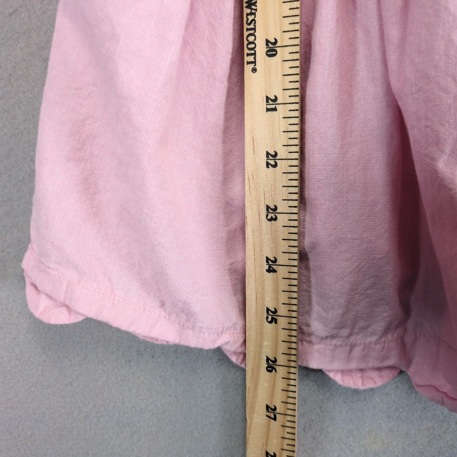 Other Simply Southern Pink Ladies Puff Scallop Blouse XXL Peasant Size XXL / US 16-18 / IT 52-54 - 8 Thumbnail