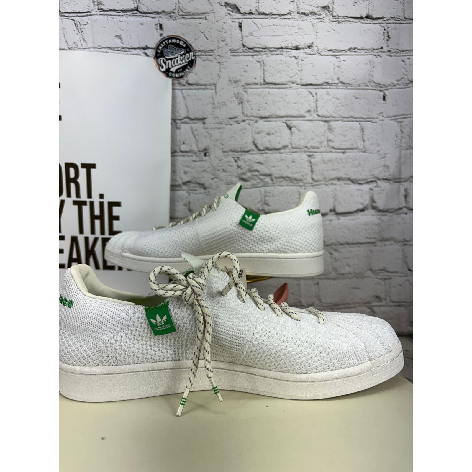 Adidas Adidas x PW Human Race Superstar Primeknit Mens 13 Shoes Size US 13 / EU 46 - 6 Thumbnail