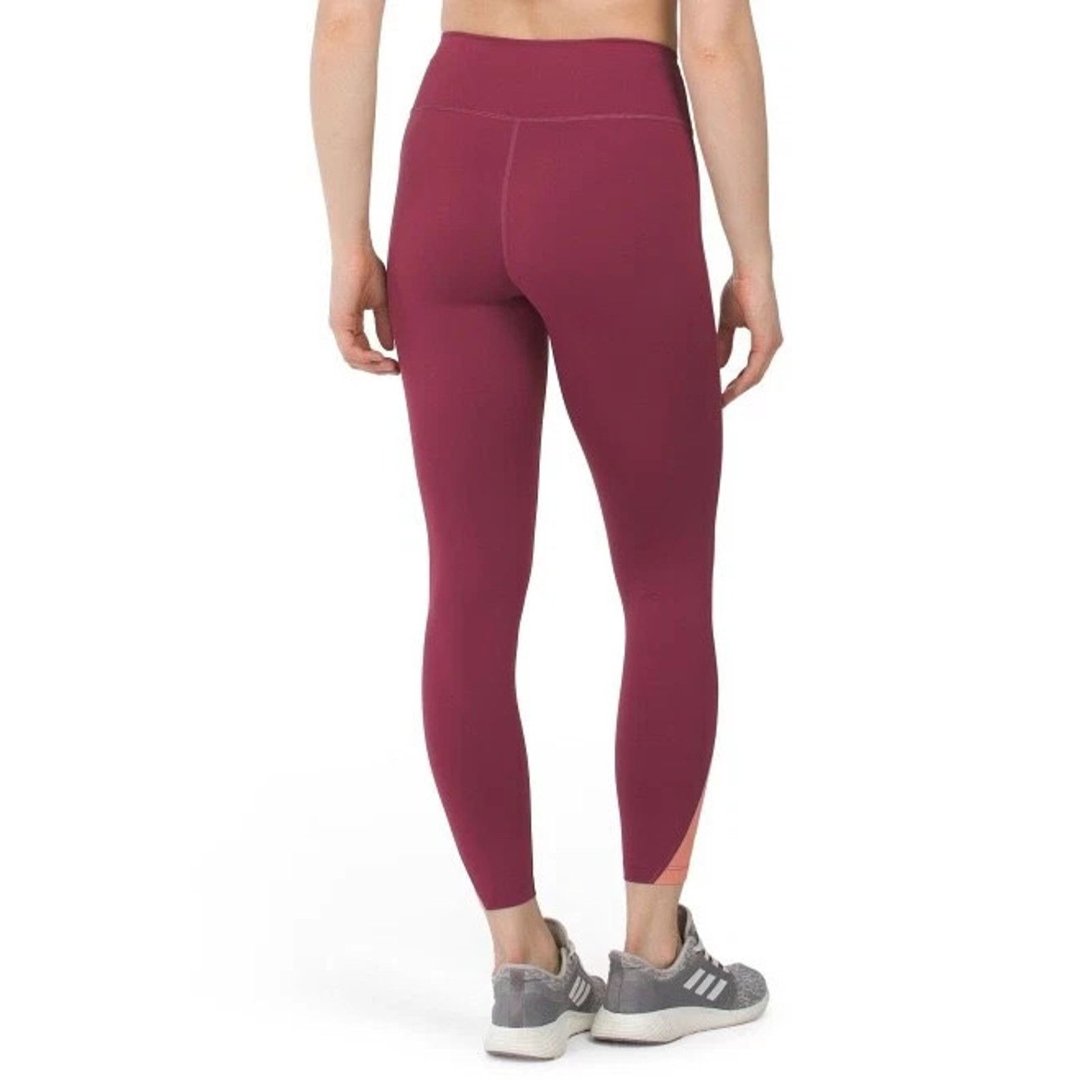 Peloton Peloton Move Mission Rib Insert Crop Leggings Purp M A001159 Size 22" - 2 Thumbnail