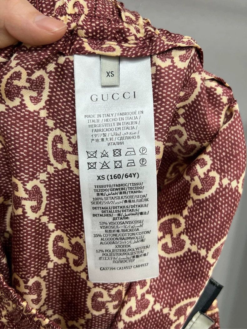 Gucci Gucci Brown Monogram Silk Sports Pants-2505 Size US 32 / EU 48 - 4 Thumbnail