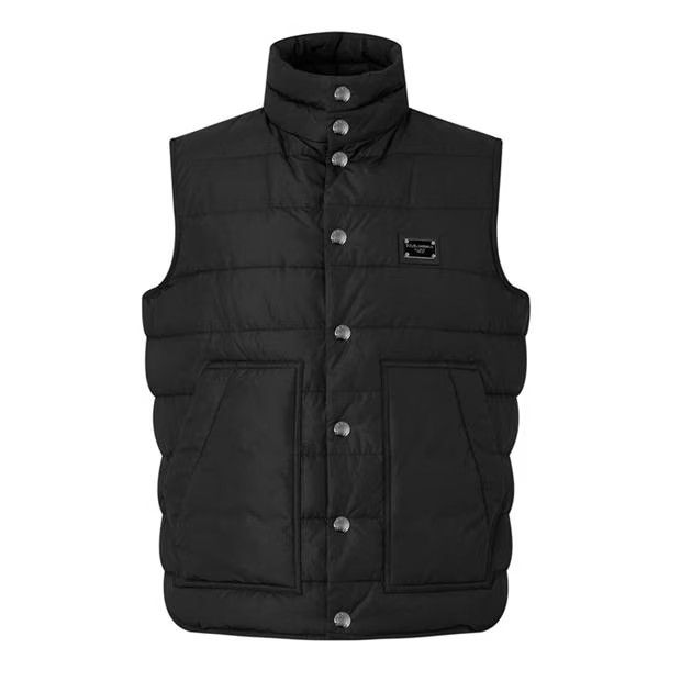 Image of Dolce Gabbana O1G2R1Mq0324 Gilet In Black, Men's (Size Small)