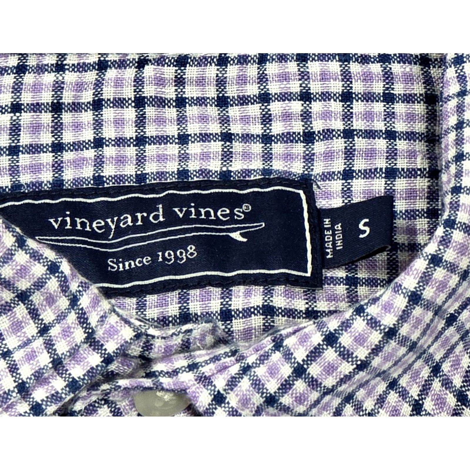 Vineyard Vines Vineyard Vines Linen Button Up Shirt Mens S Long Sleeve Tattersall Multicolor Shirt Mens S Linen Button Up Tattersall Multicolor Size US S / EU 44-46 / 1 - 6 Thumbnail