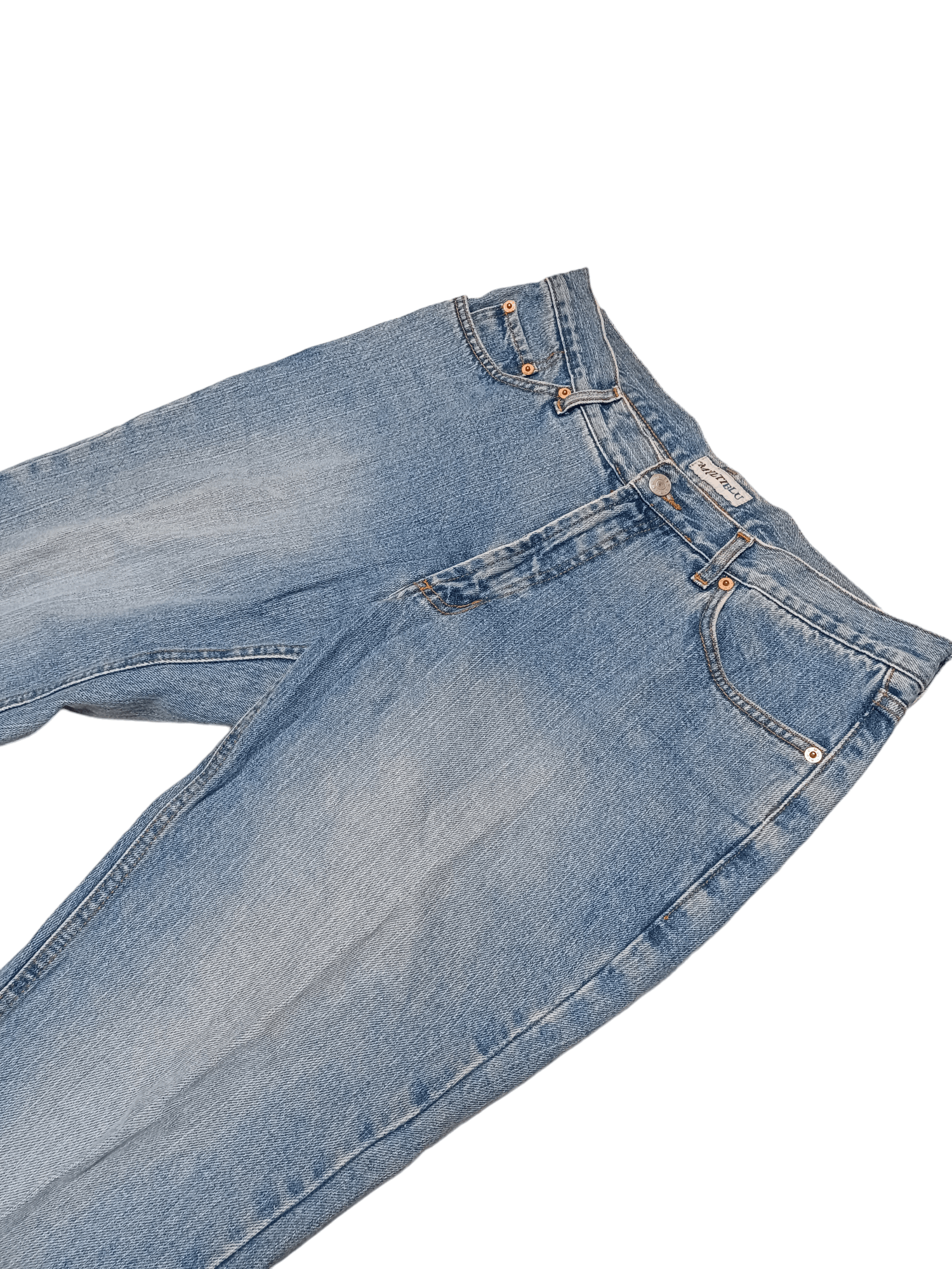 Japanese Brand MEGA FLARE W34 L36 MULTIBLU AVANTGARDE JEANS DENIM DESIGNER Size US 34 / EU 50 - 3 Thumbnail