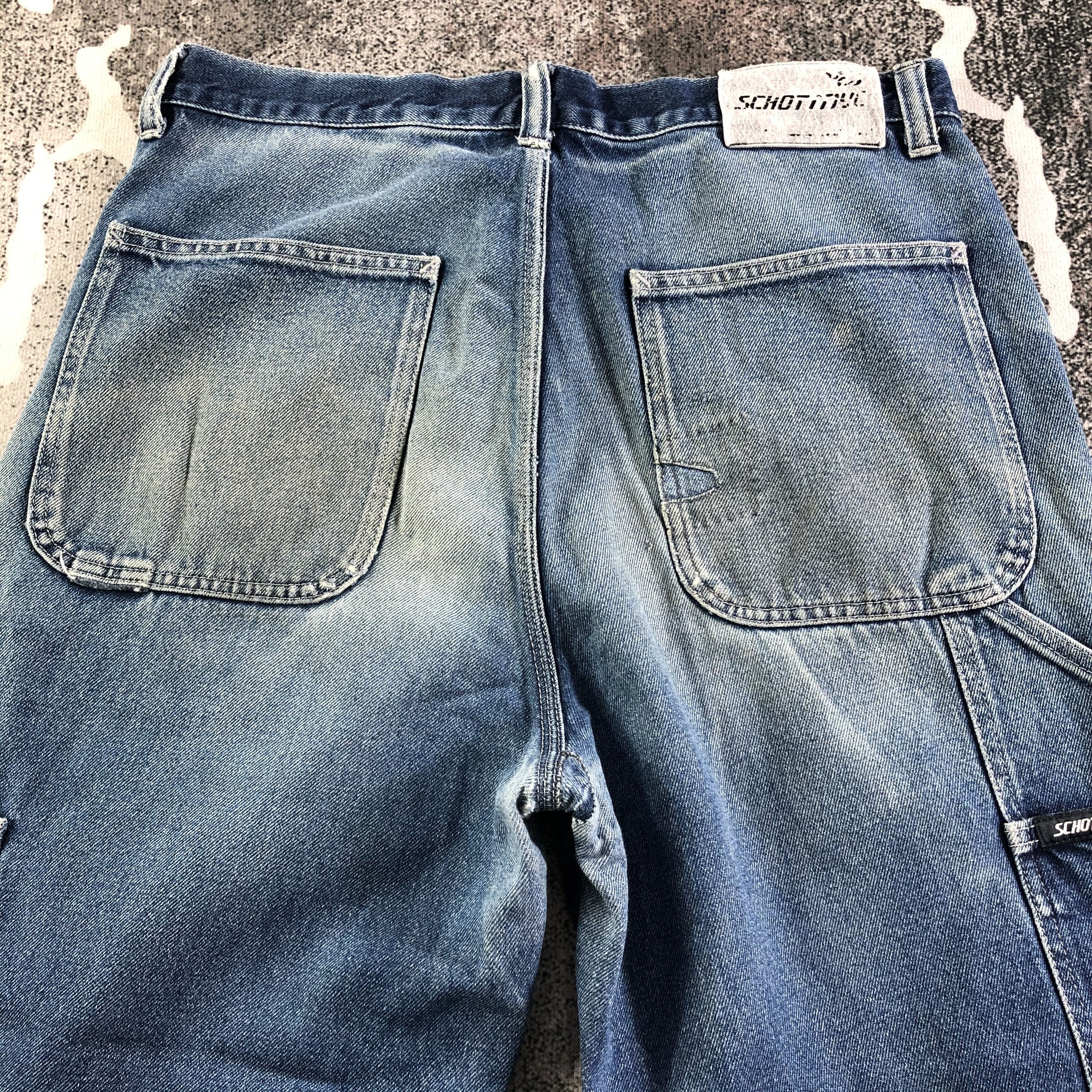 Schott Vintage Schott NYC Baggy Jeans Denim Size US 34 / EU 50 - 4 Thumbnail