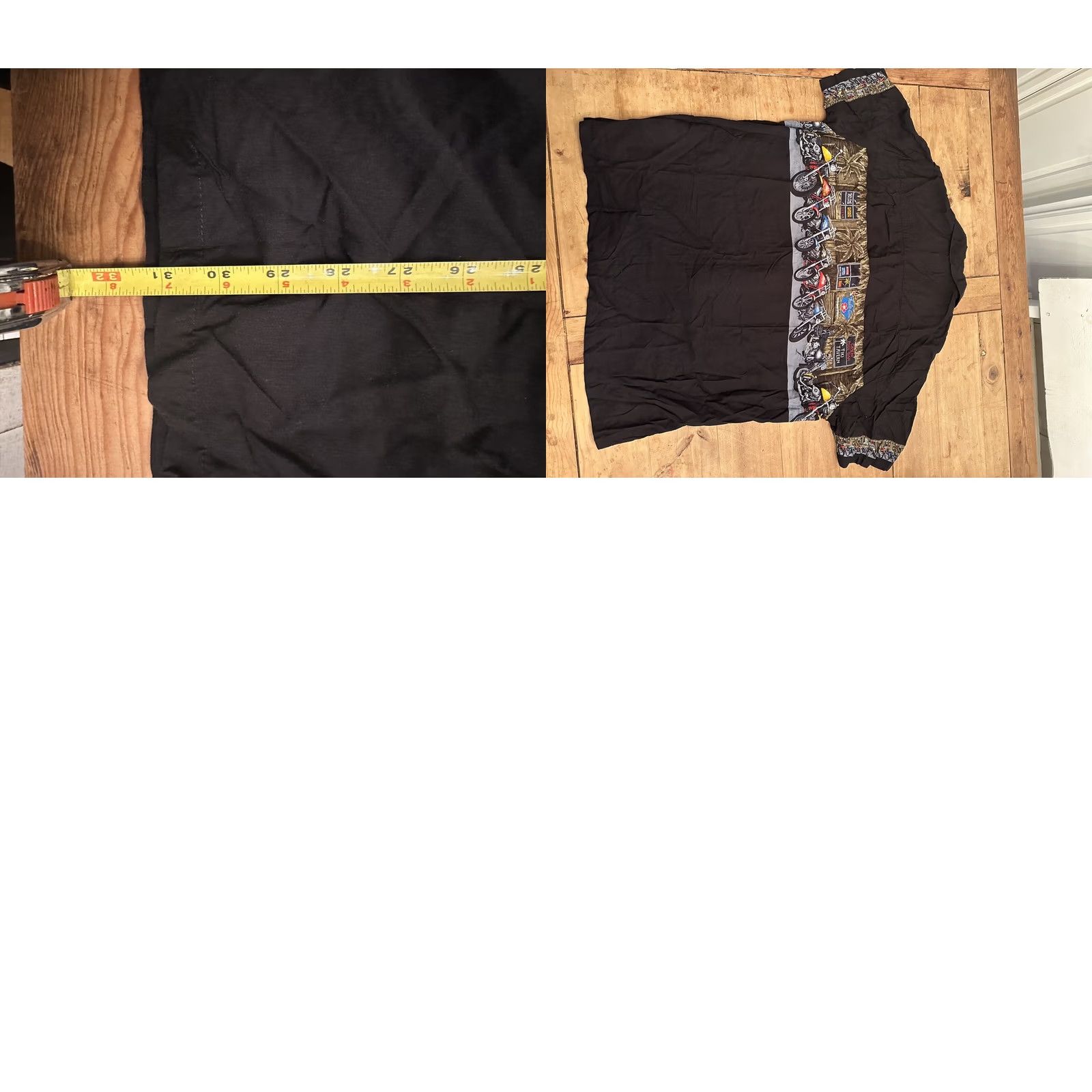 Paradise VINTAGE Hawaiian Paradise Found Men's Shirt 2XL Black Short Sleeve Button-Up Rayon Tiki Bar Hawaiian Read Size US XXL / EU 58 / 5 - 8 Thumbnail