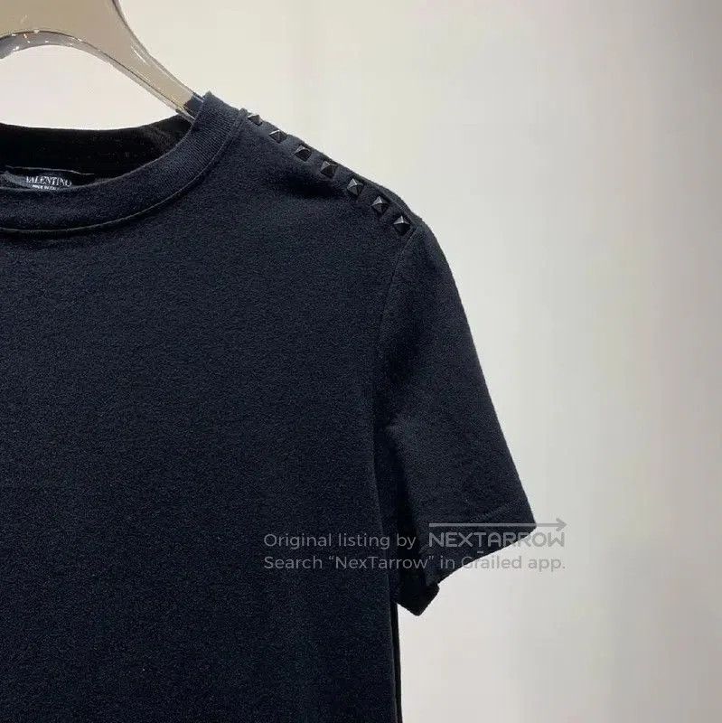 Valentino Valentino Men's Black Cotton T-Shirt . Size US XS / EU 42 / 0 - 6 Thumbnail