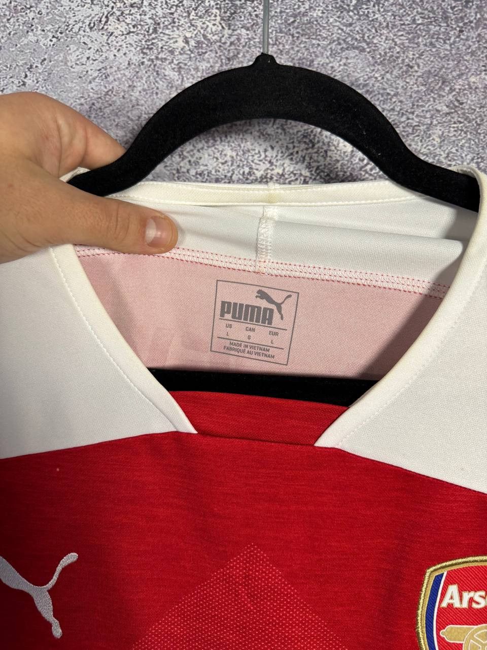 Puma × Vintage AUBAMEYANG Arsenal 2018/19 Puma Soccer Jersey Size US L / EU 52-54 / 3 - 11 Thumbnail