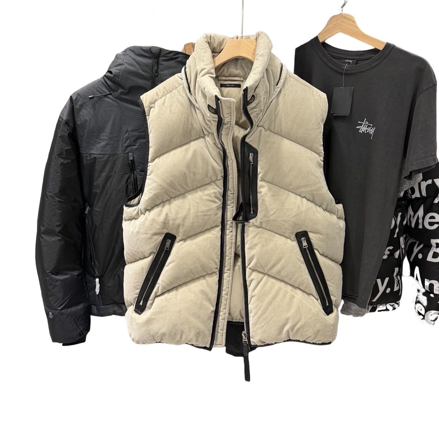 Tom Ford Tom Ford Leather Trim Down Vest Size L Size US L / EU 52-54 / 3 - 1 Thumbnail