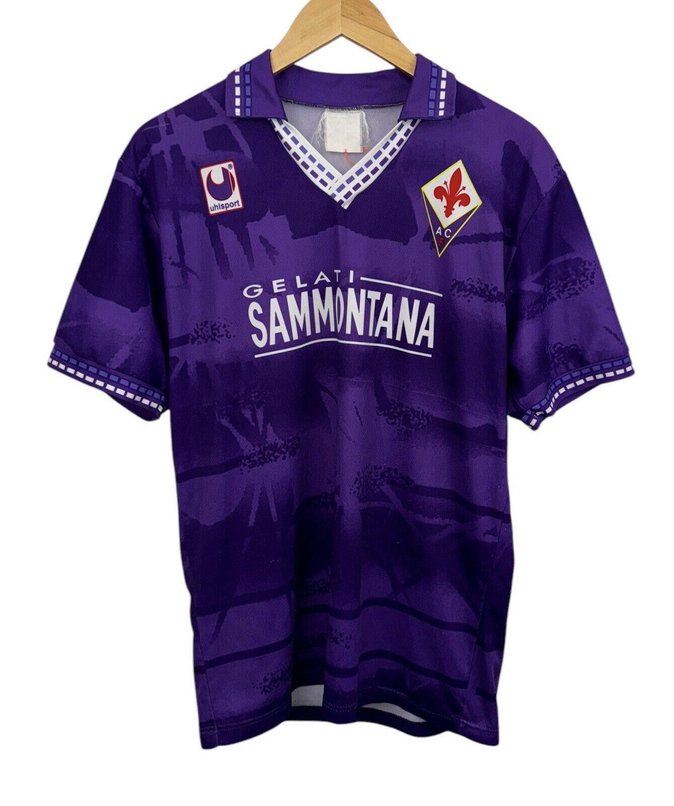 Designer 1994-1995 ACF Fiorentina Jersey Maglia Gelati Sammontana L Size ONE SIZE - 1 Thumbnail