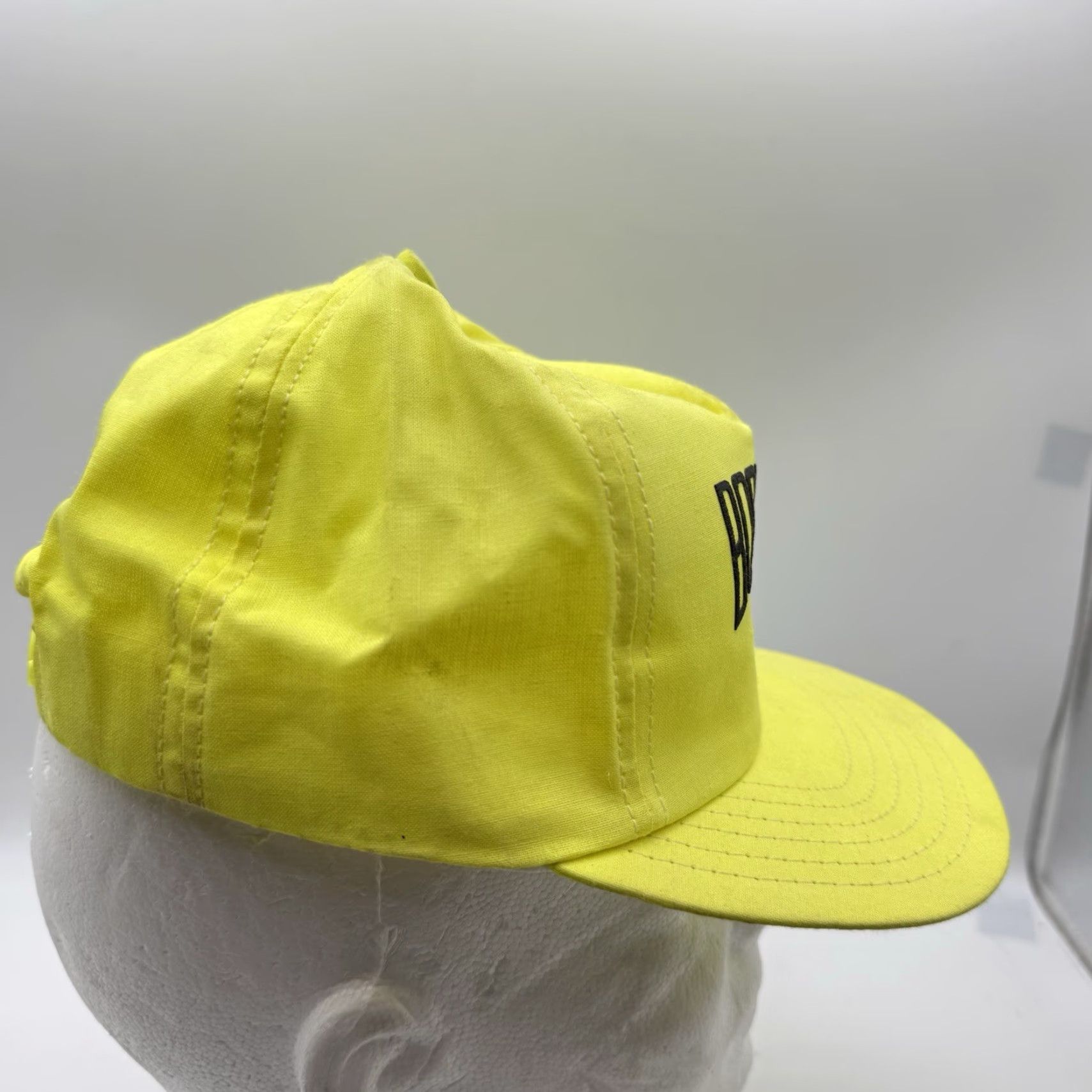 Vintage VINTAGE Boondocks USA Trucker Hat Snapback OSFA Neon Yellow Unisex Adults Adjustable Hat Mens Womens Boys Girls Size ONE SIZE - 4 Thumbnail
