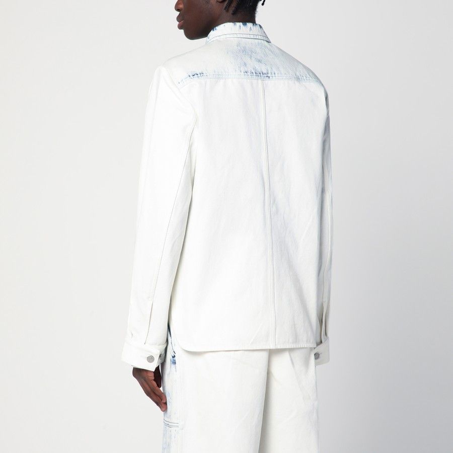 Dries Van Noten o1d2blof0226 Denim Shirt in Light Blue Size US S / EU 44-46 / 1 - 3 Thumbnail