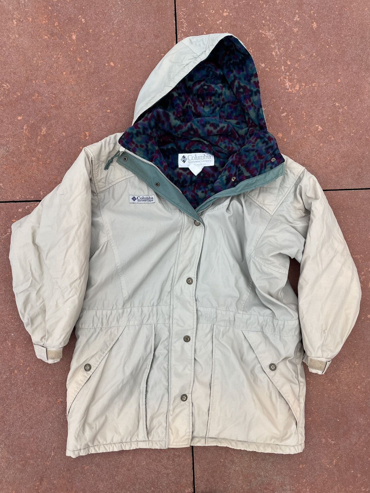 Columbia × Streetwear × Vintage Vintage 90s Colombia Fleece Lined 
