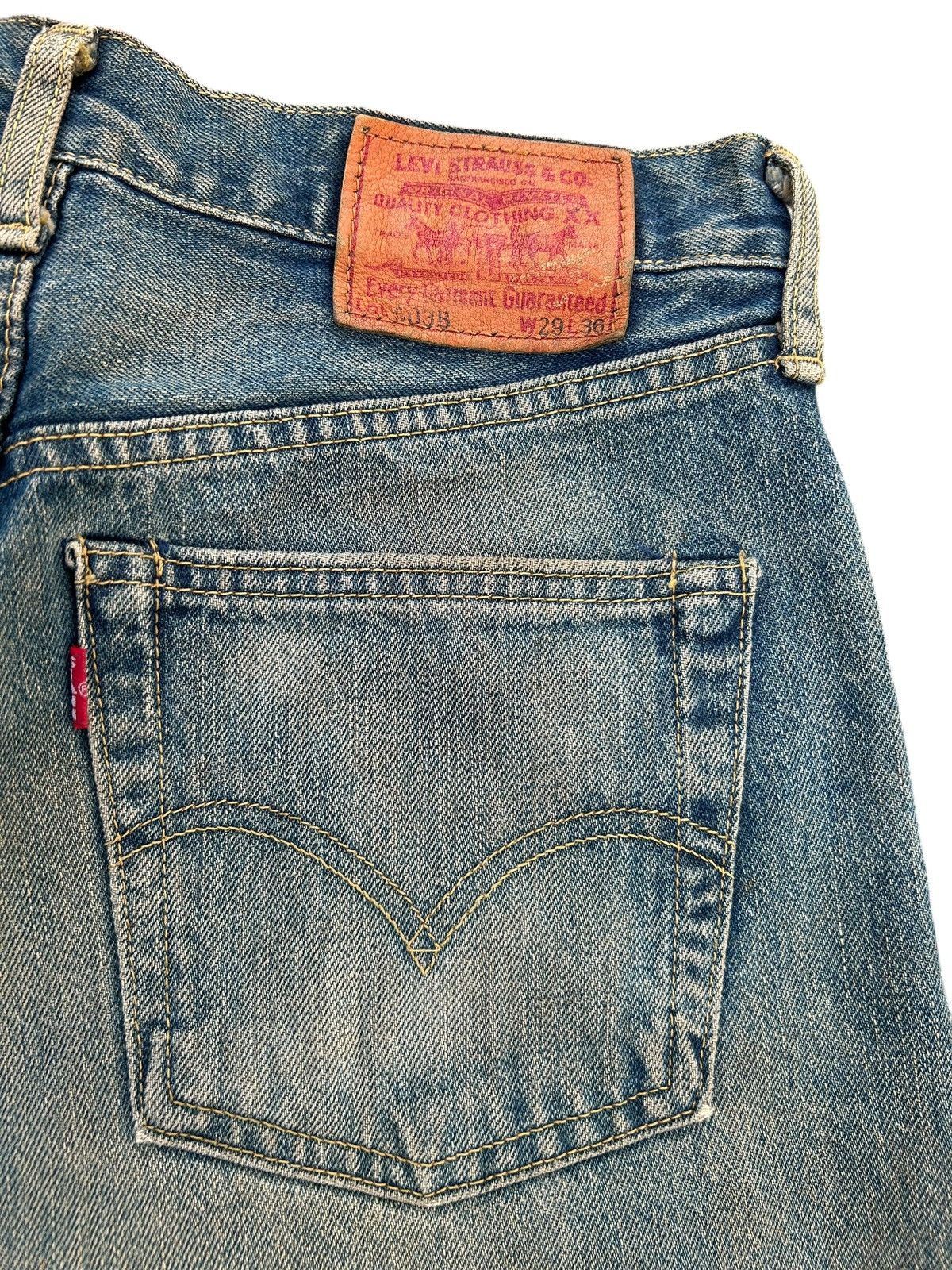Kapital Vintage Levis Big E Selvedge Rusty Distressed Denim Jeans Size US 29 - 10 Thumbnail