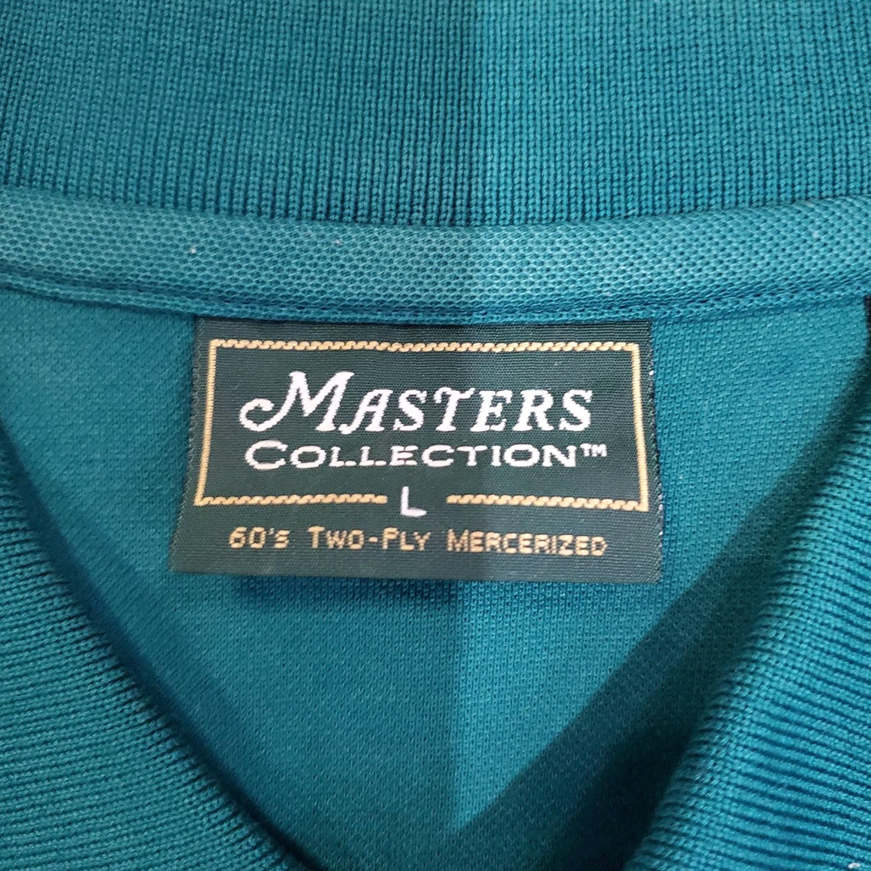 Vintage Masters Collection Polo Shirt Mens L Augusta National Green Embroidered Tee Polo Size US L / EU 52-54 / 3 - 5 Thumbnail