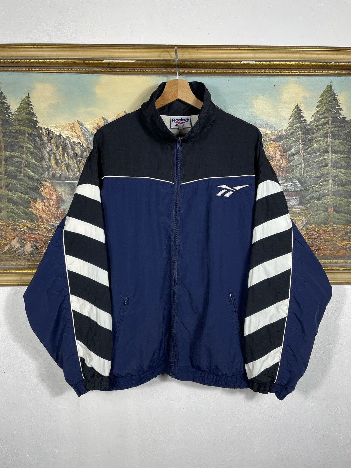 Reebok × Vintage Reebok retro 00s y2k jacket hiphop rap swag drip baggy loose Size US M / EU 48-50 / 2 - 1 Thumbnail
