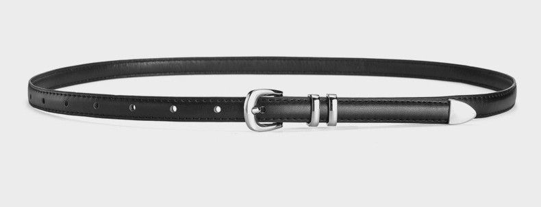 Other Silver Pin Buckle Slim Belt For Women Size ONE SIZE - 4 Thumbnail
