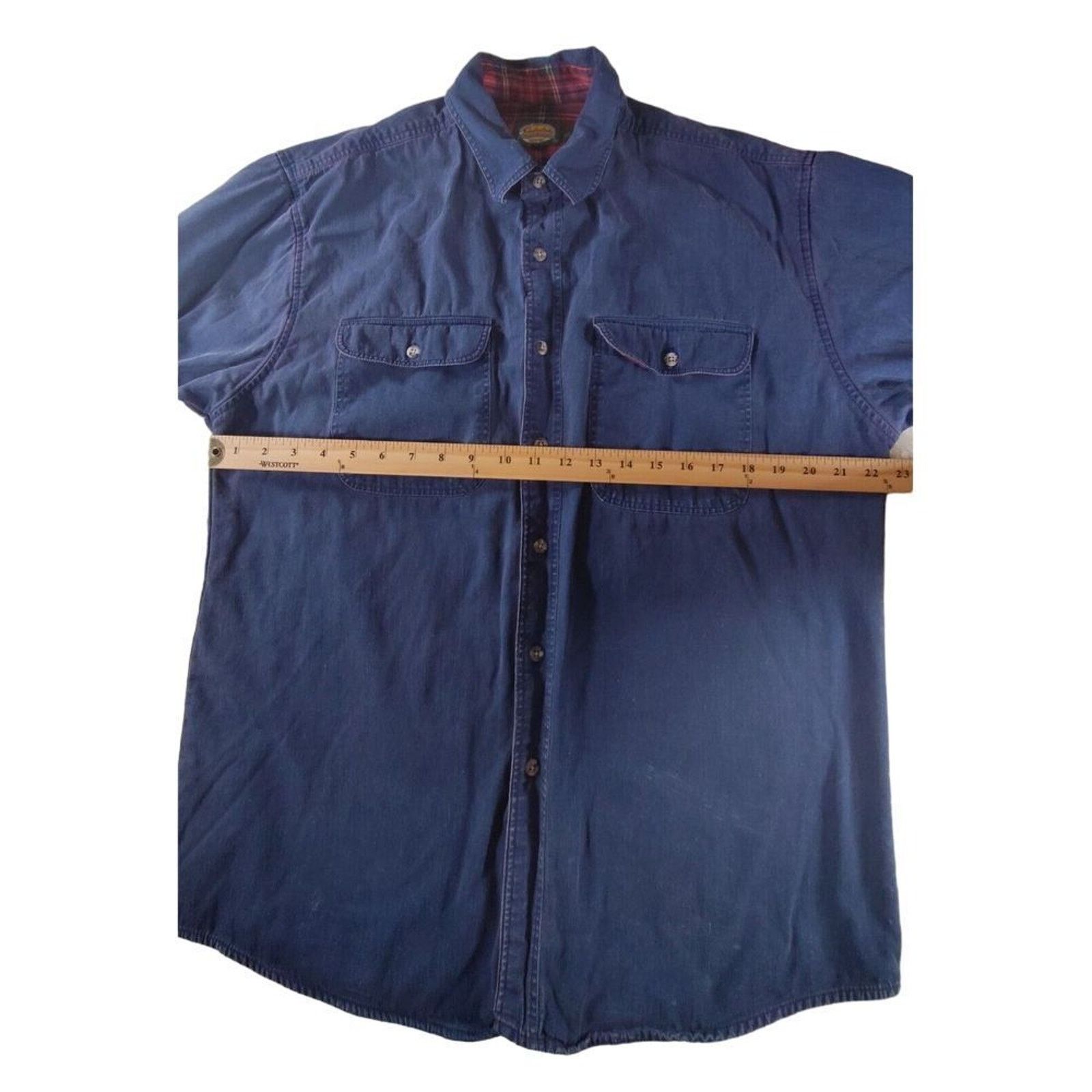 Cabelas Cabelas Flannel Lined Shacket Jacket Canvas Shirt Large Size US L / EU 52-54 / 3 - 6 Thumbnail