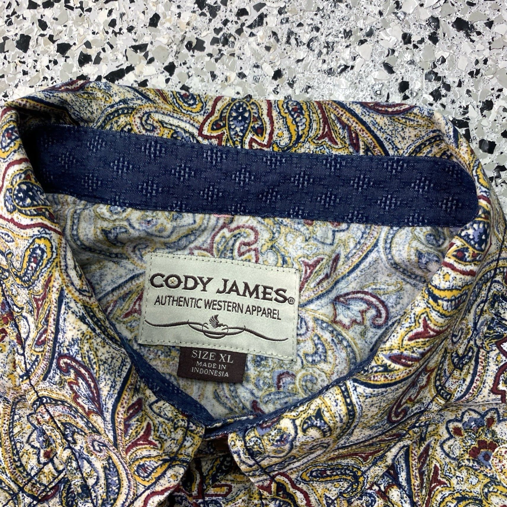 Cody James Cody James Shirt Mens XL Snap Short Sleeve Western Cowboy Saw Tooth Pink Cotton Button-Up Plaid Casual Size US XL / EU 56 / 4 - 2 Thumbnail