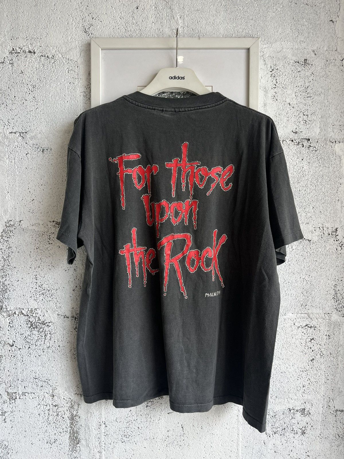 Vintage Vintage JCDC Jesus Parody AC/DC 1990’s T-shirt Size US XL / EU 56 / 4 - 3 Thumbnail