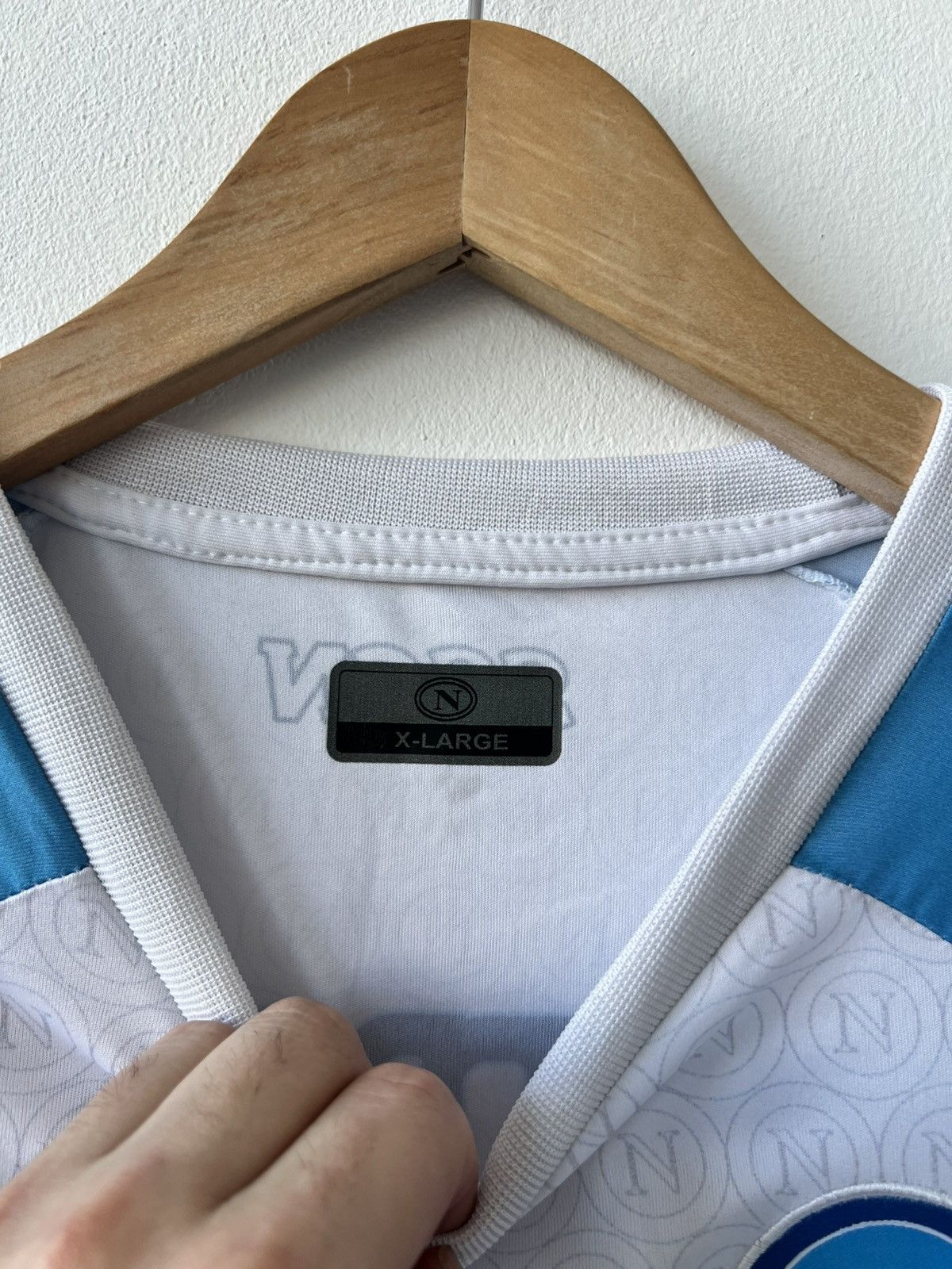 Vintage 🩸RARE🩸Napoli EA7 2022/2023 Osimhen Face Game Jersey Size US XL / EU 56 / 4 - 11 Thumbnail