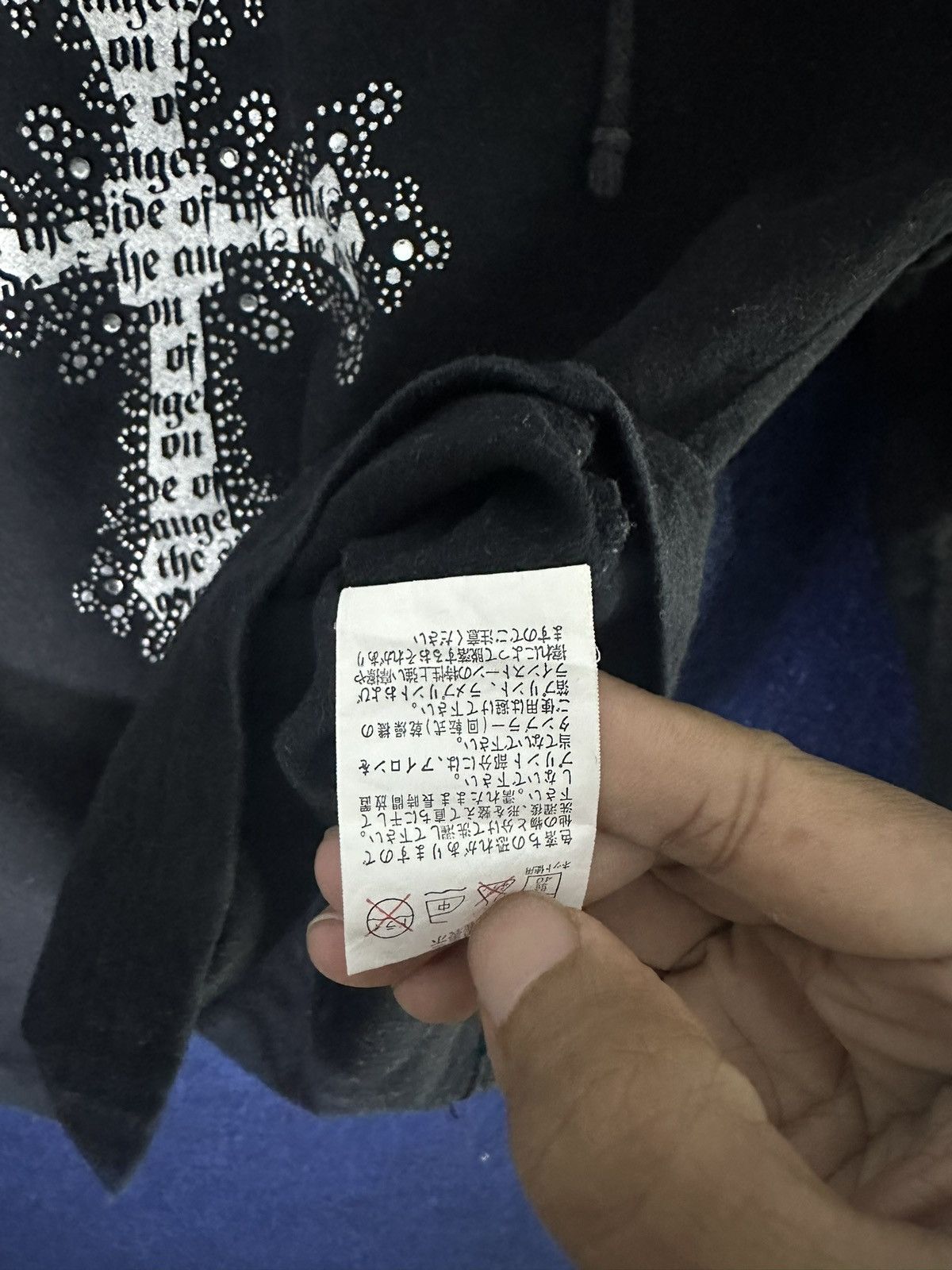 Japanese Brand Japanese Cross Rhinestone Longsleeve Chrome Hearts Style Size S / US 4 / IT 40 - 12 Thumbnail