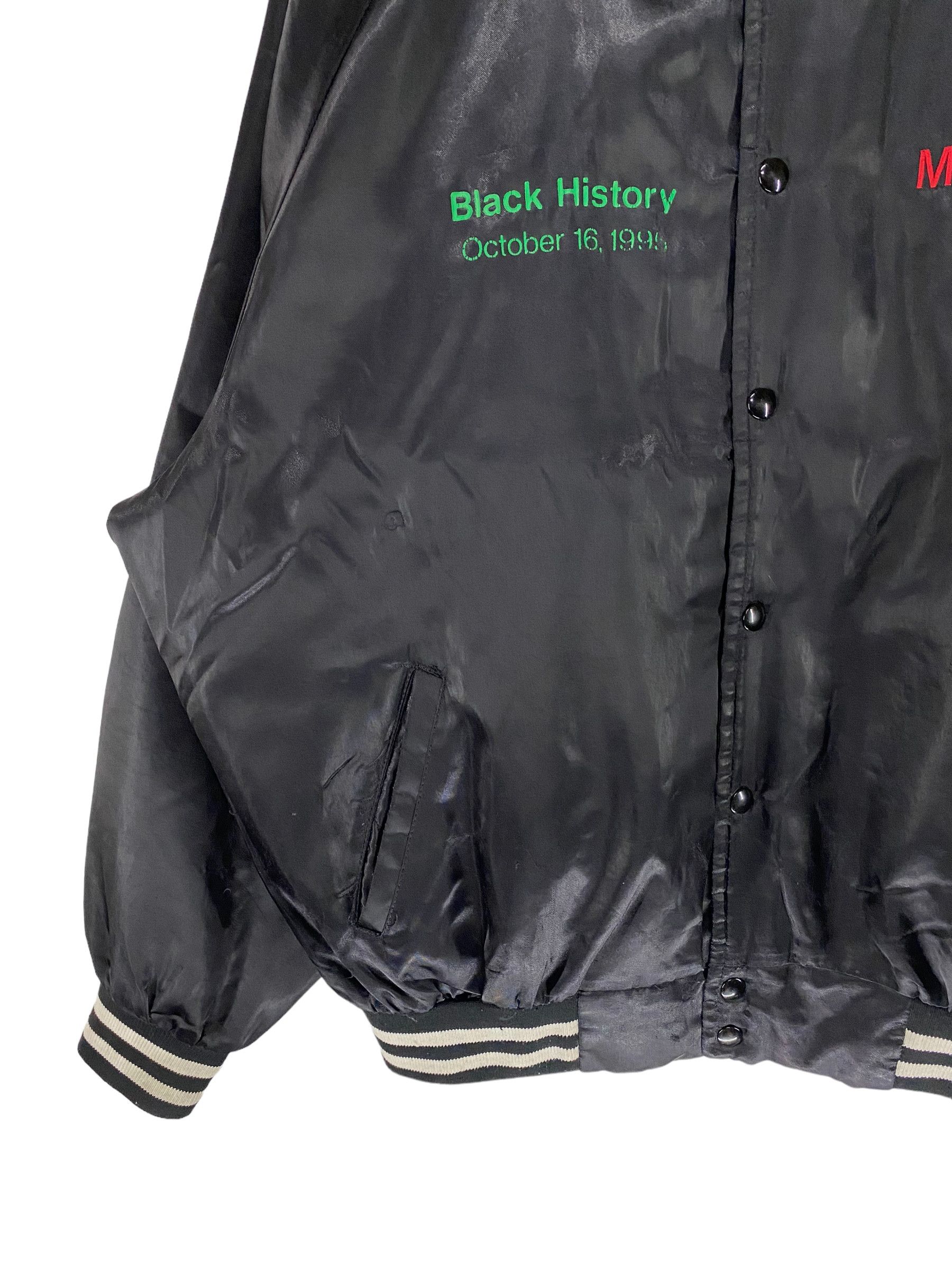 Vintage 90s The million man march quilted line satin jacket Size US XXL / EU 58 / 5 - 6 Thumbnail