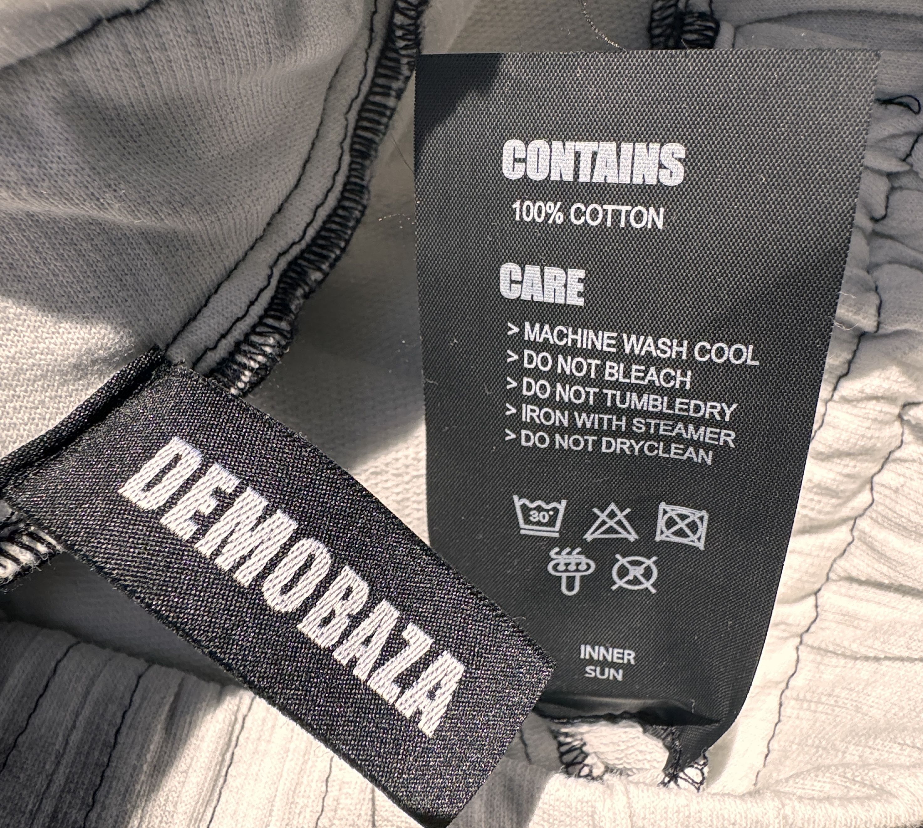 Demobaza DEMOBAZA Grey Sweatpants Trousers Vintage Destroy Effect XL Size US 34 / EU 50 - 10 Thumbnail