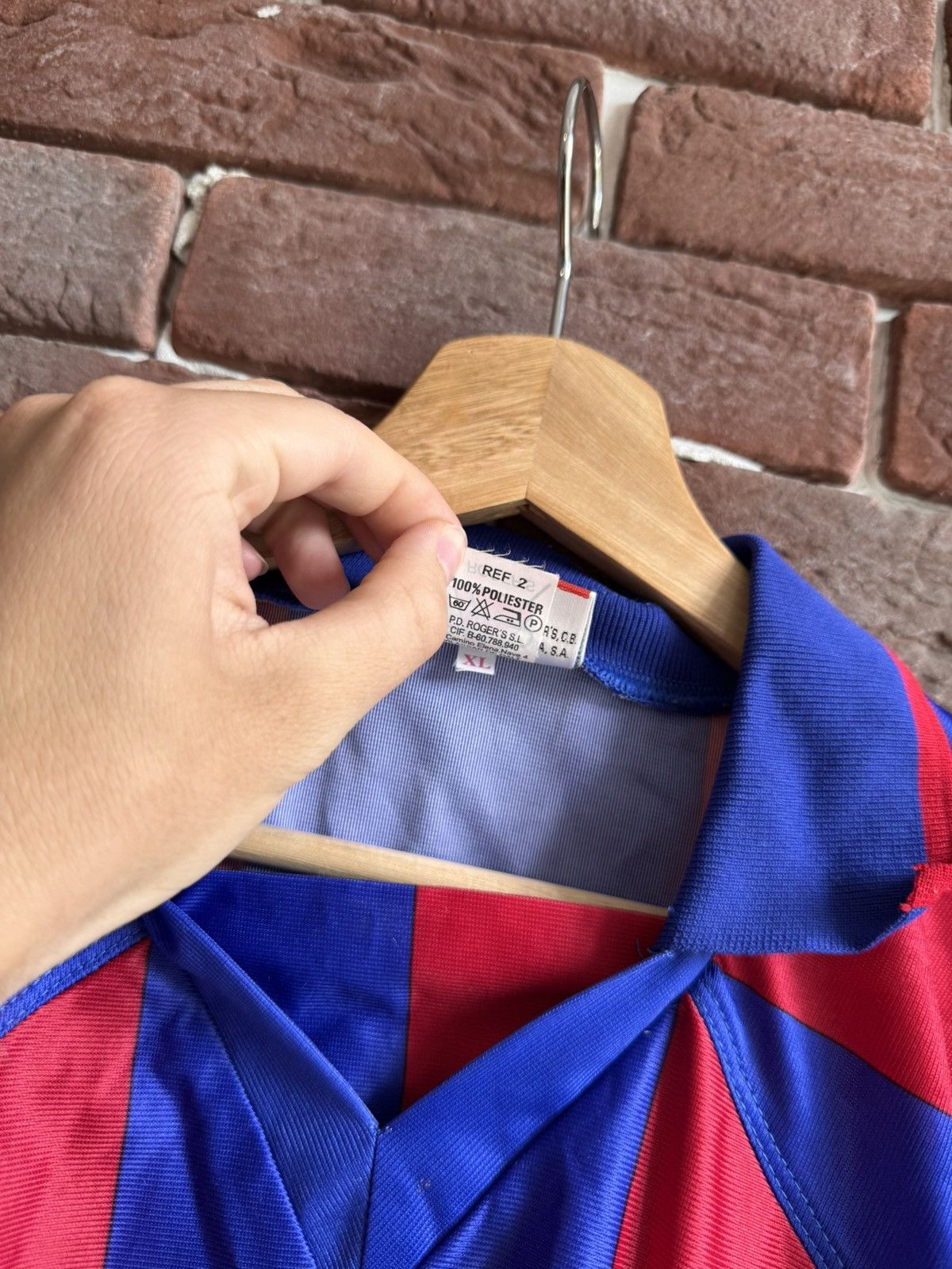 Vintage Rare Vintage FC Barcelona Roger’s Kappa Soccer Jersey Size US XL / EU 56 / 4 - 7 Thumbnail