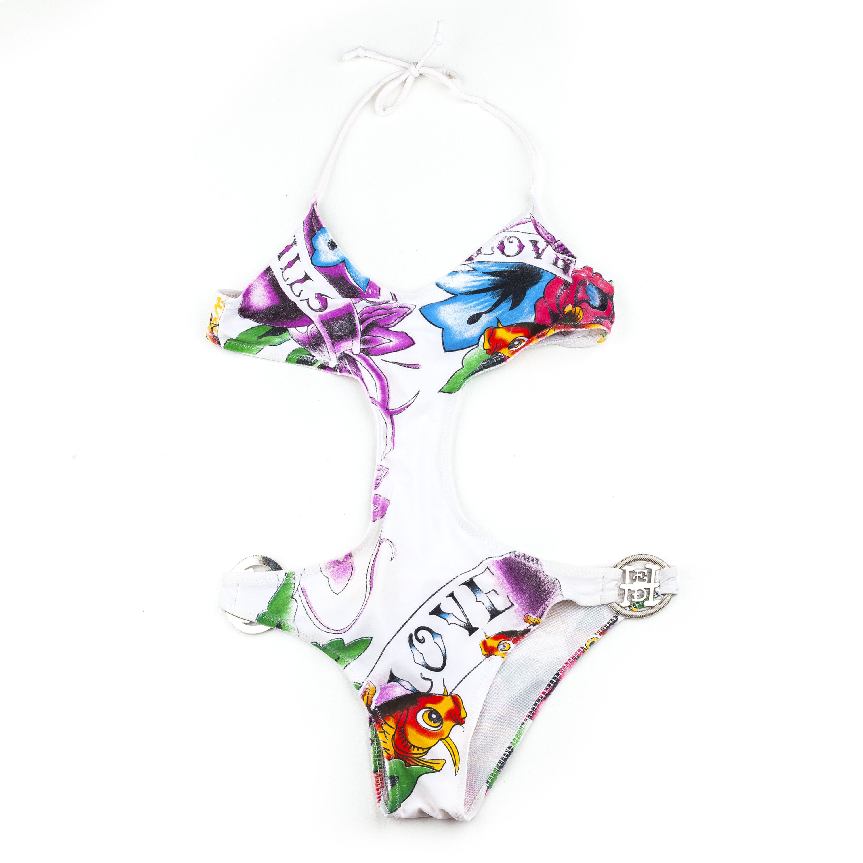 Ed Hardy by Christian Audigier Vintage Tattoo Trikini (S)