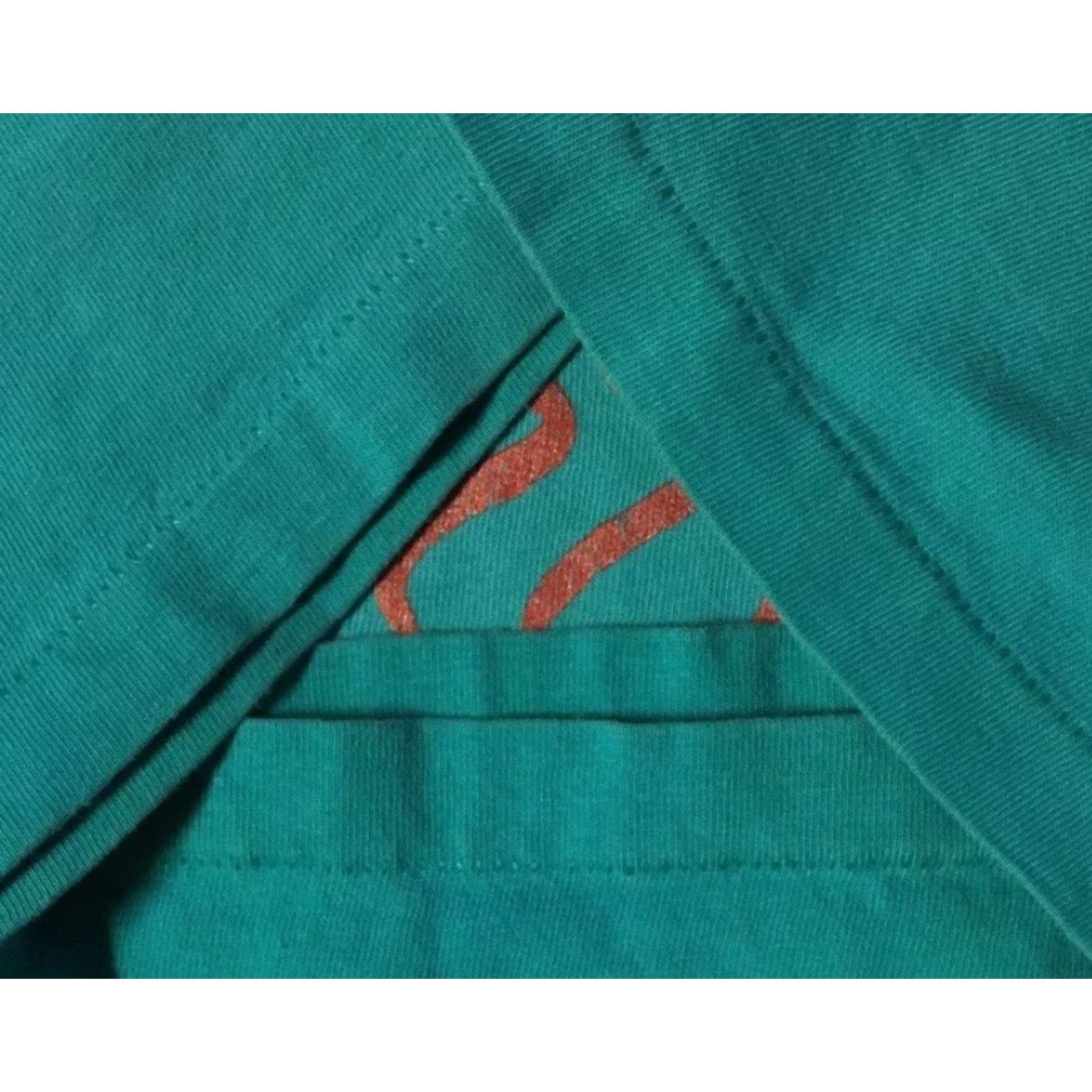 Vintage VINTAGE Hawaii Abstract Fish Shirt XL USA Art Beach Surf Grunge 90s OP Ocean Pacific 80s Single Stitch Mens T-Shirt Green Front Graphic Tee Size US XL / EU 56 / 4 - 3 Thumbnail
