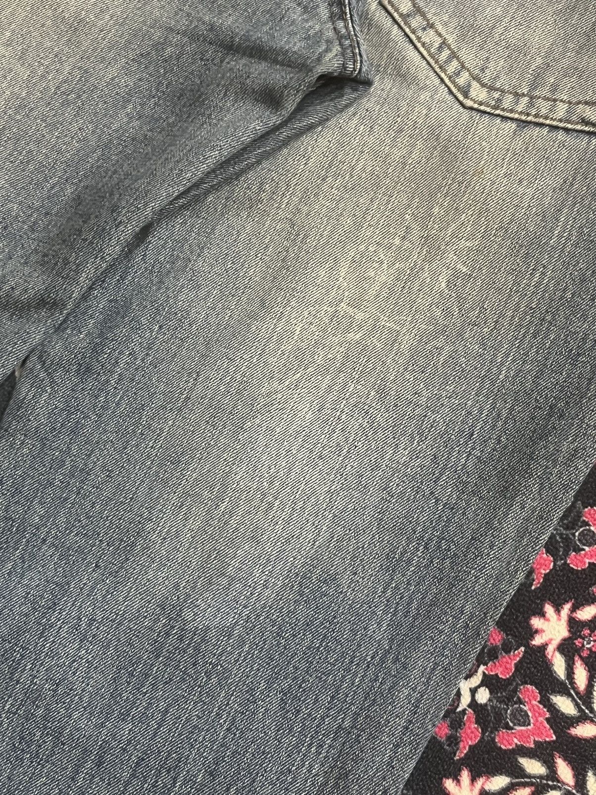 If Six Was Nine Japan Edge Rupert Spider Web Distressed Studded Flare Jeans Size US 34 / EU 50 - 10 Thumbnail