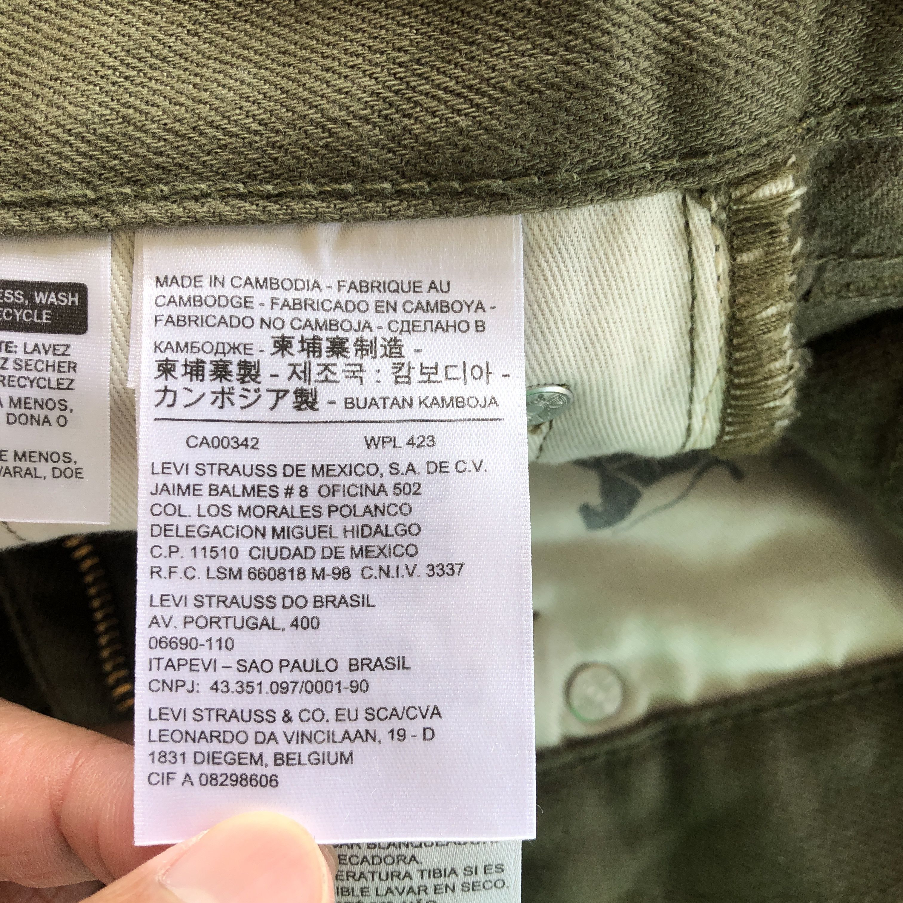 Levi's Vintage Levis 505 Jeans Green Levis 505 Denim Pants Size 28" / US 6 / IT 42 - 7 Thumbnail