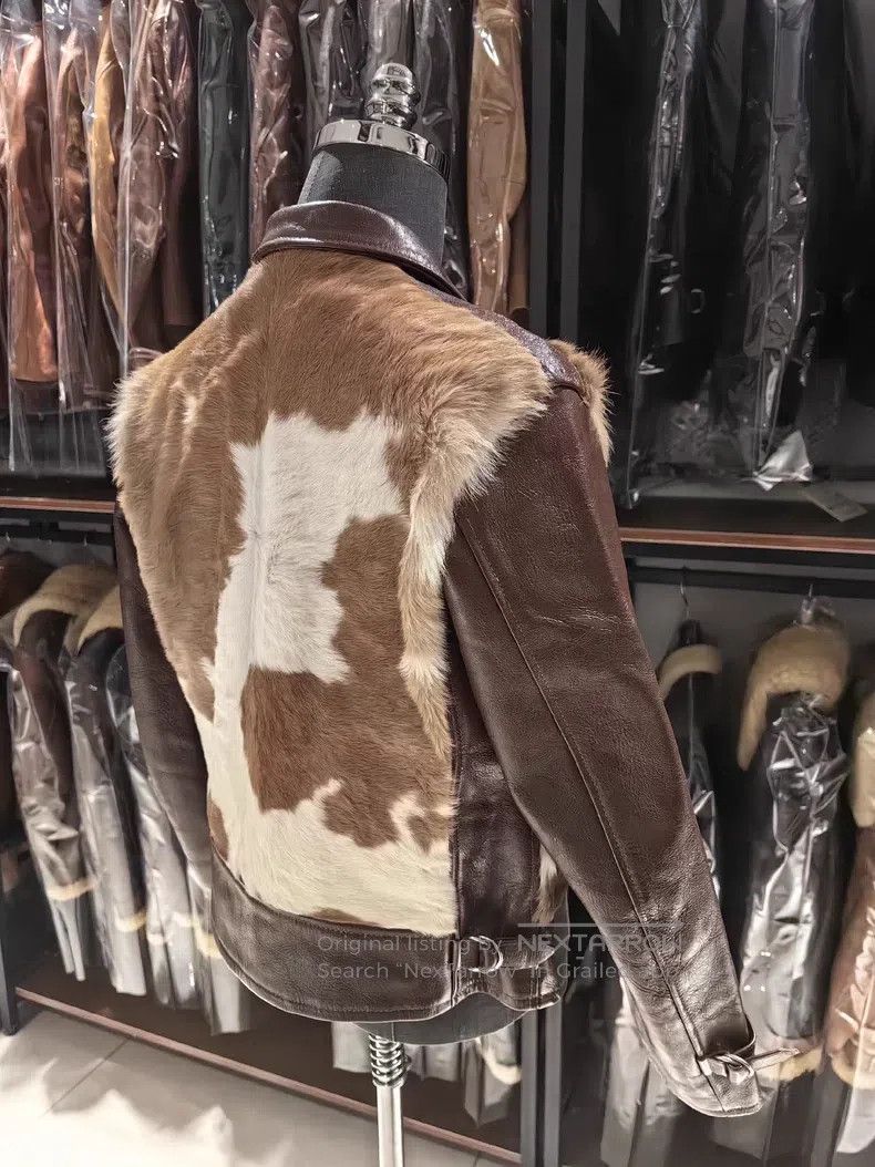 The Real McCoy's The Real McCoys Bear jacket leather jacket Size US XXS / EU 40 - 4 Thumbnail