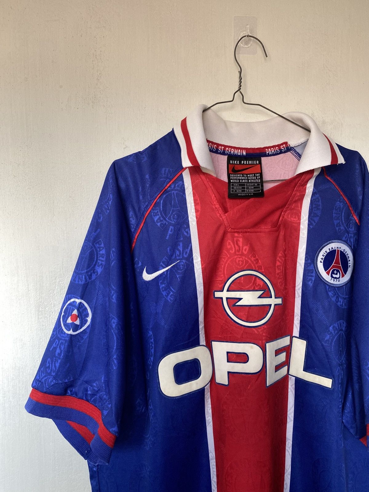 Nike × Vintage Vintage 1996/97 PSG Home Jersey Size US L / EU 52-54 / 3 - 5 Thumbnail