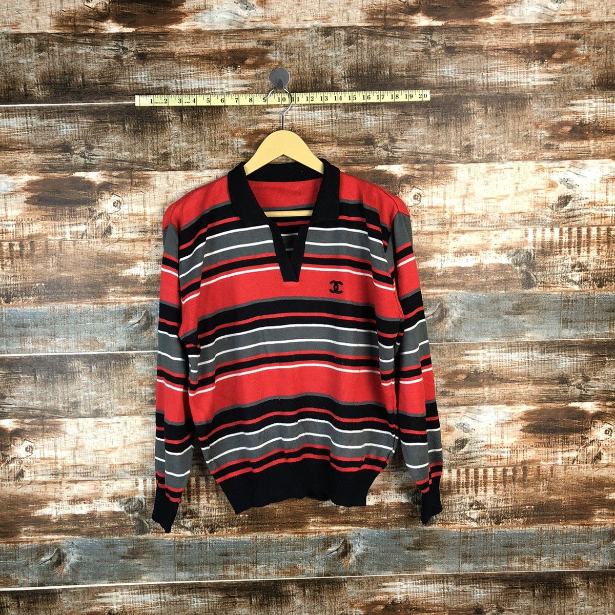 Homespun Knitwear Japanese Brand Red Knitwear #A957 Size M / US 6-8 / IT 42-44 - 1 Thumbnail