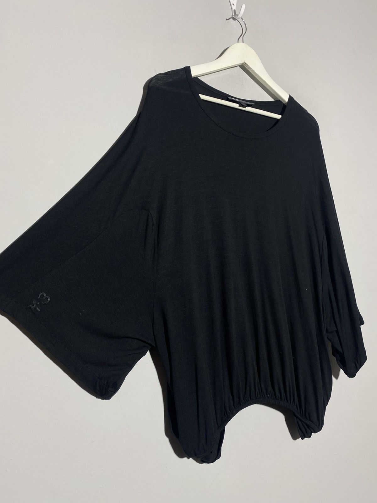 Y-3 Y-3 Yohji Yamamoto Avant Garde Oversized Black Blouse Shirt Size US XL / EU 56 / 4 - 1 Thumbnail