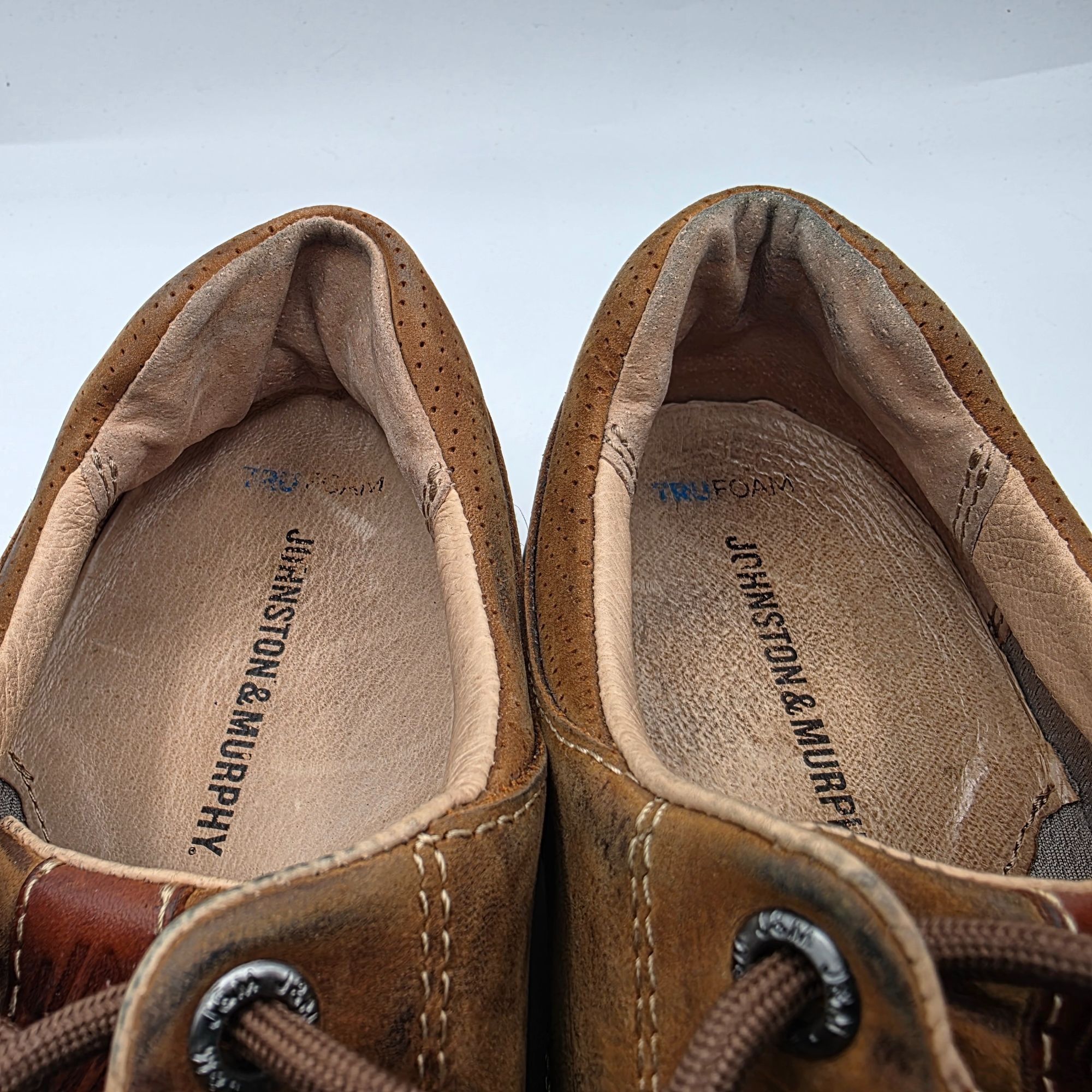 Johnston & Murphy Johnston and Murphy McGuffey Mens Size 9 M Brown Plain Toe S Size US 9 / EU 42 - 9 Thumbnail