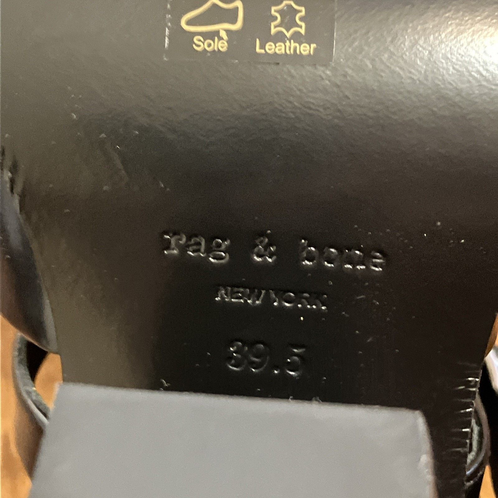 Rag & Bone NIB $468 Rag & Bone Mari Heel Sandal Black Suede Size: 9.5 Size US 9.5 / IT 39.5 - 11 Thumbnail