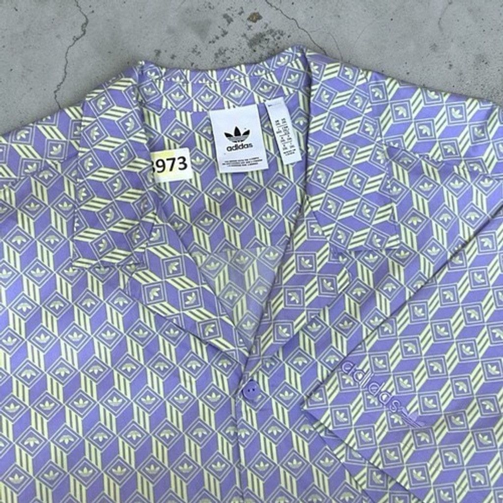 Adidas Adidas Monogram Allover Short Sleeve Golf Polo Shirt Men 2XL Size US XXL / EU 58 / 5 - 1 Thumbnail