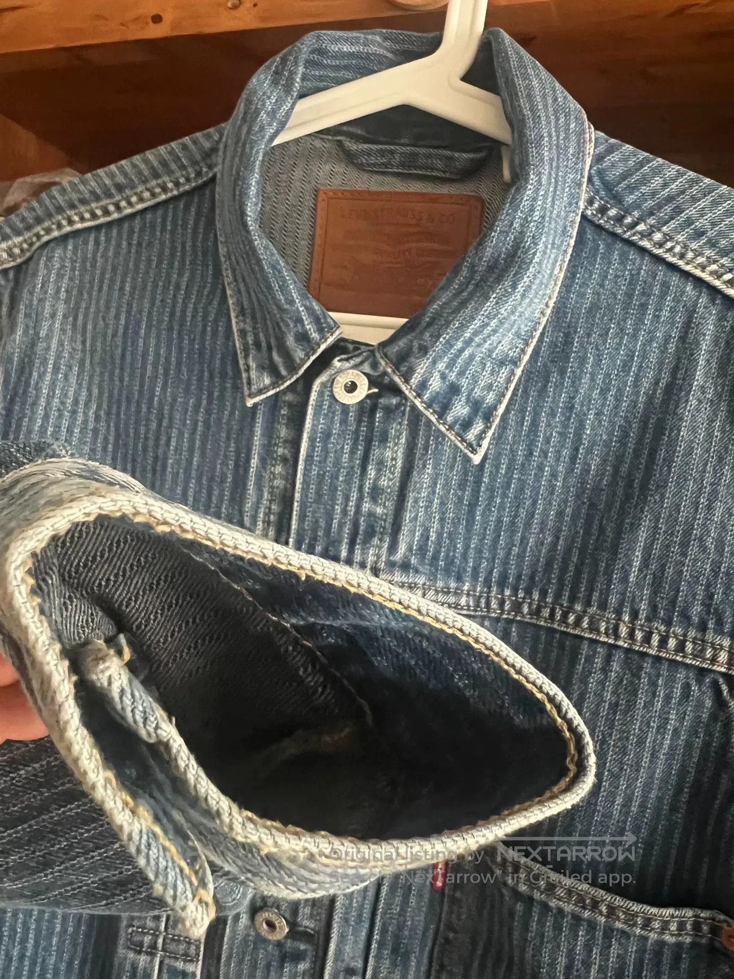 Levi's Vintage Clothing vintage levi's striped denim jacket. Size US S / EU 44-46 / 1 - 5 Thumbnail