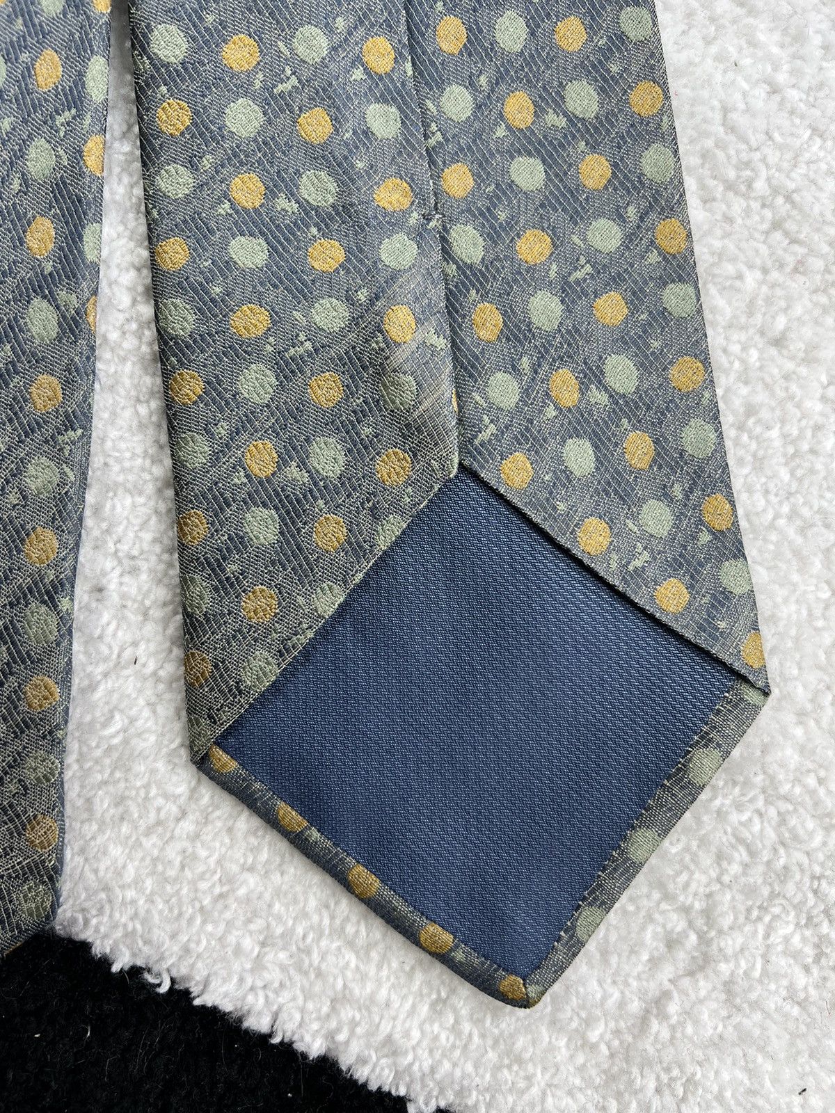 Ermenegildo Zegna Vintage Ermenegildo Zegna Silk Geometric Luxury Tie Size ONE SIZE - 9 Thumbnail