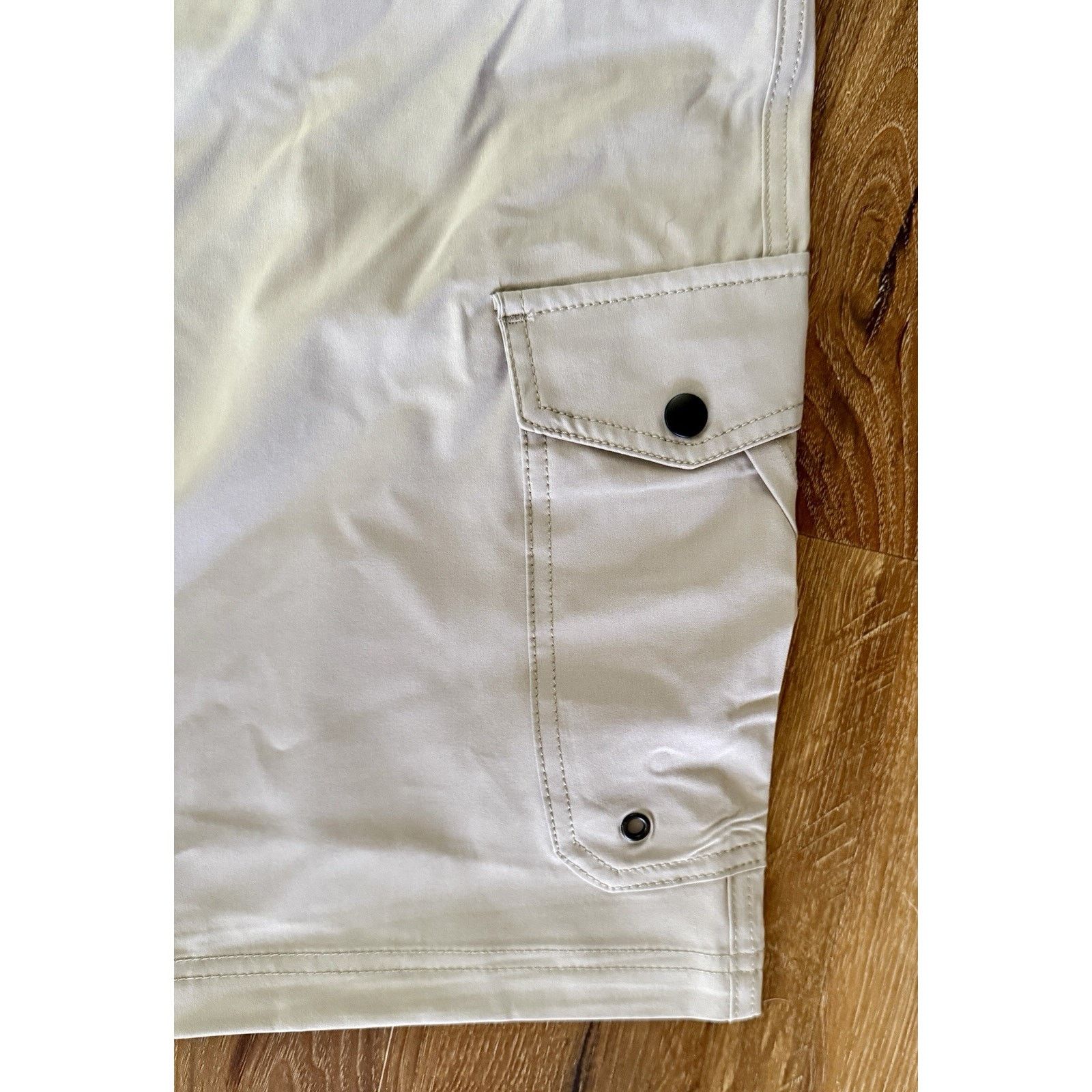 Other Plugg Men’s Cargo Shorts & Adjustable Belt,7 Pocket Khaki Size US 36 / EU 52 - 4 Thumbnail