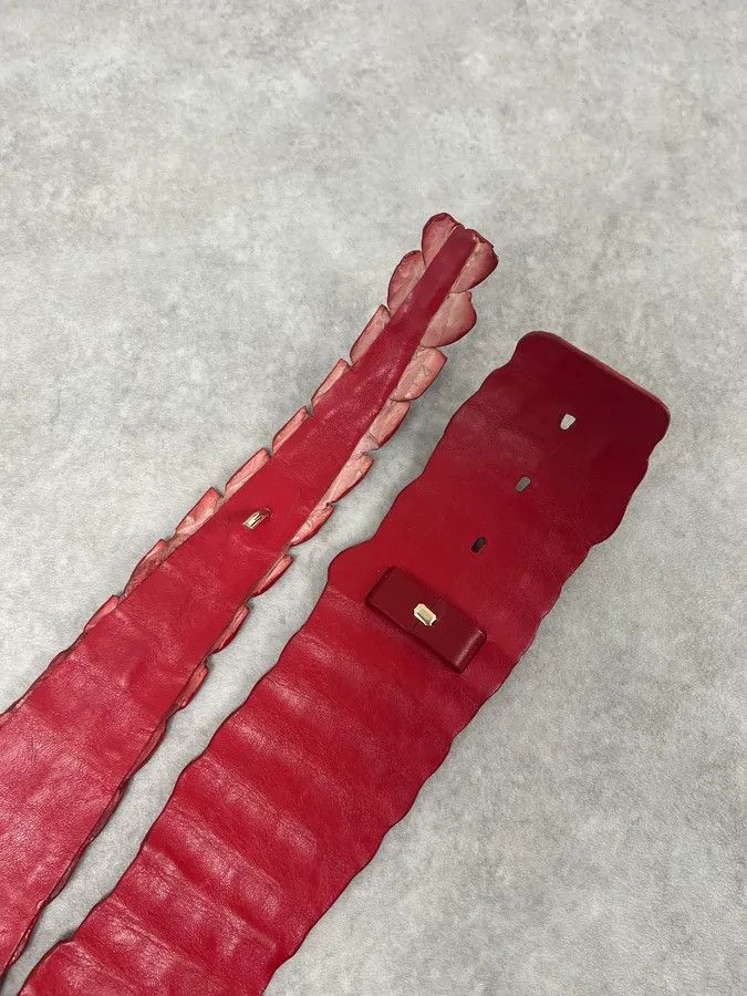 Roberto Cavalli SS2005 Roberto Cavalli Pink Crocodile Leather Belt Size ONE SIZE - 5 Thumbnail