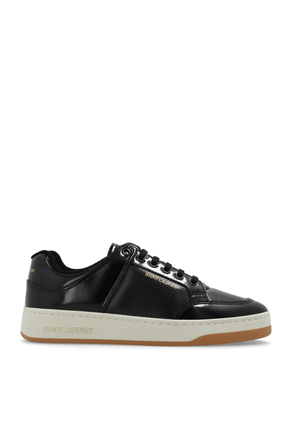 Saint Laurent Paris o1bcso1str1225 SL/61 Low Top Sneakers in Black Size US 8.5 / IT 38.5 - 1 Thumbnail